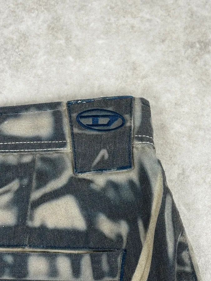 Diesel Diesel Navy Multi Pockets Contemporary Splash Cargo Pants Size US 32 / EU 48 - 9 Thumbnail