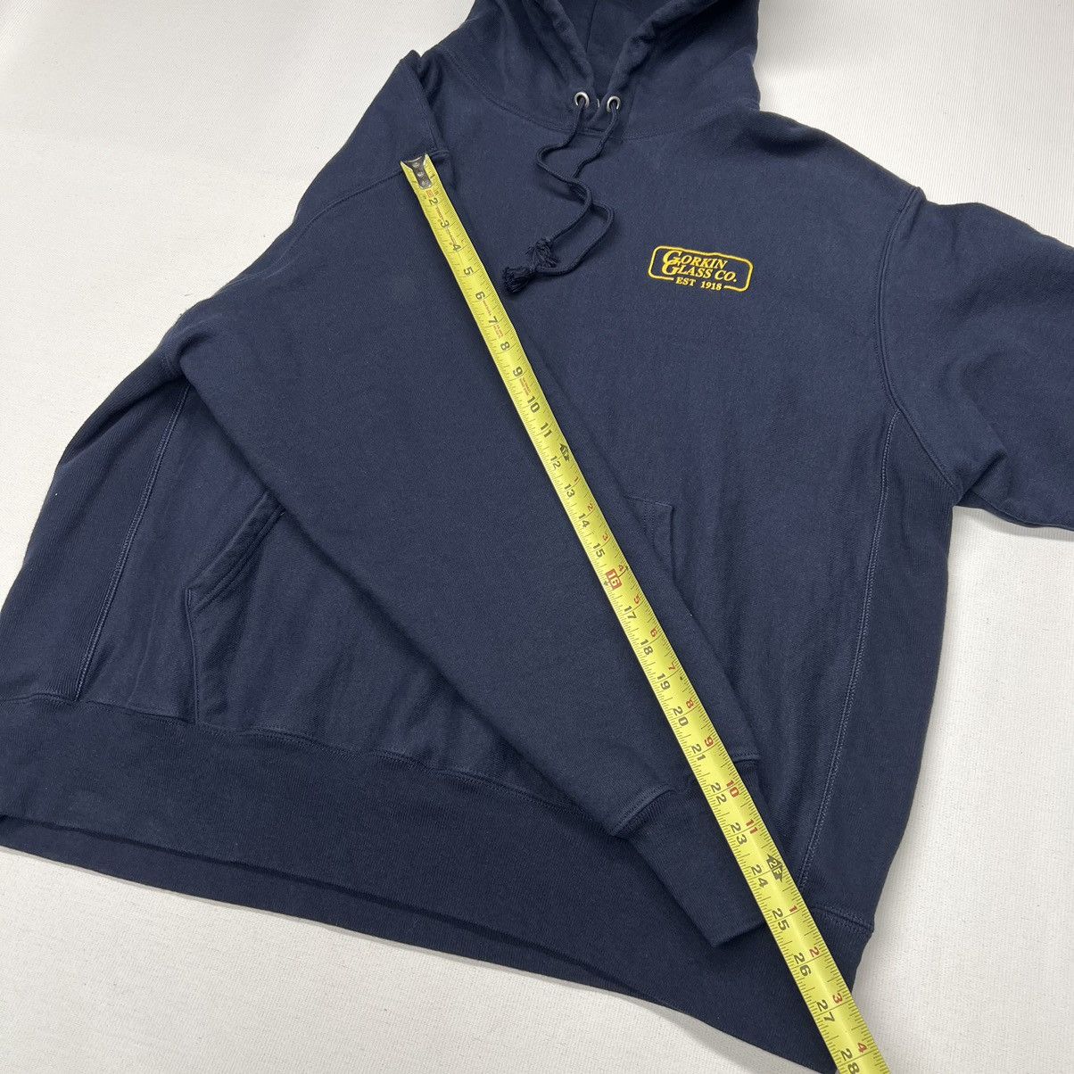 Champion Champion Reverse Weave Hoodie Blue Sweatshirt Glass Logo Y2K Size US XL / EU 56 / 4 - 20 Thumbnail