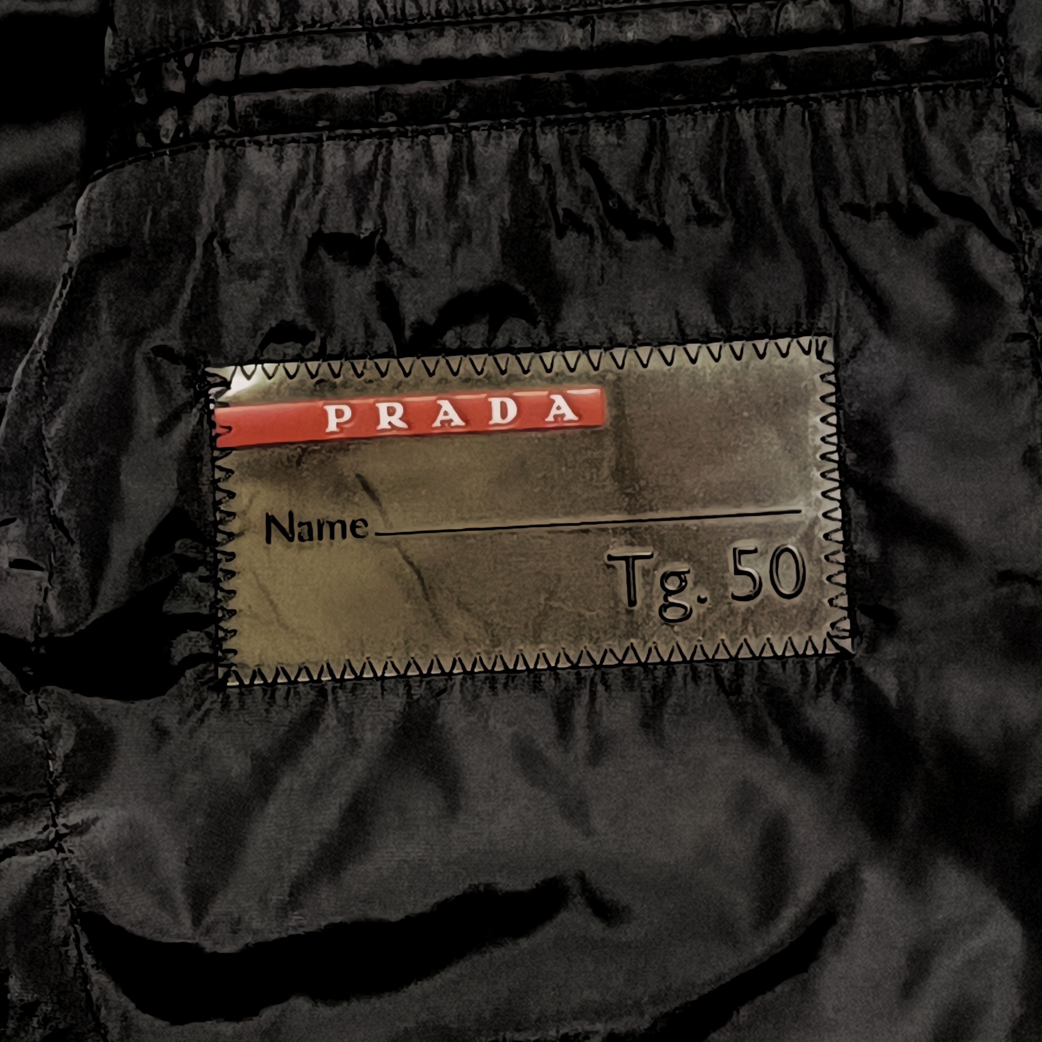 Prada Prada Black Nylon Lightweight Blazer Jacket Size US M / EU 48-50 / 2 - 2 Thumbnail