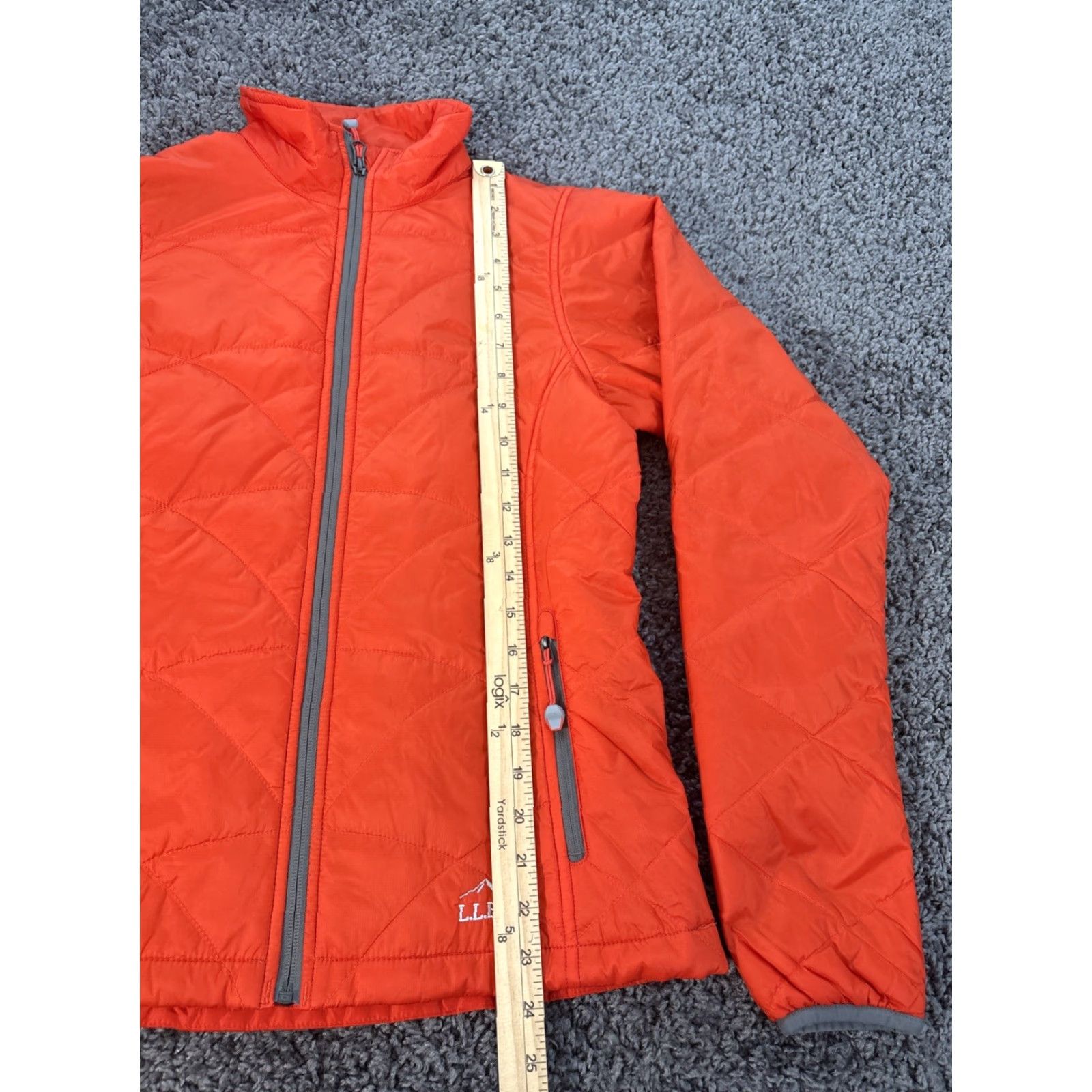 Vintage LL Bean Jacket Womens 2XS Orange PrimaLoft Packaway Hooded Size XXS / US 00 / IT 34 - 2 Thumbnail