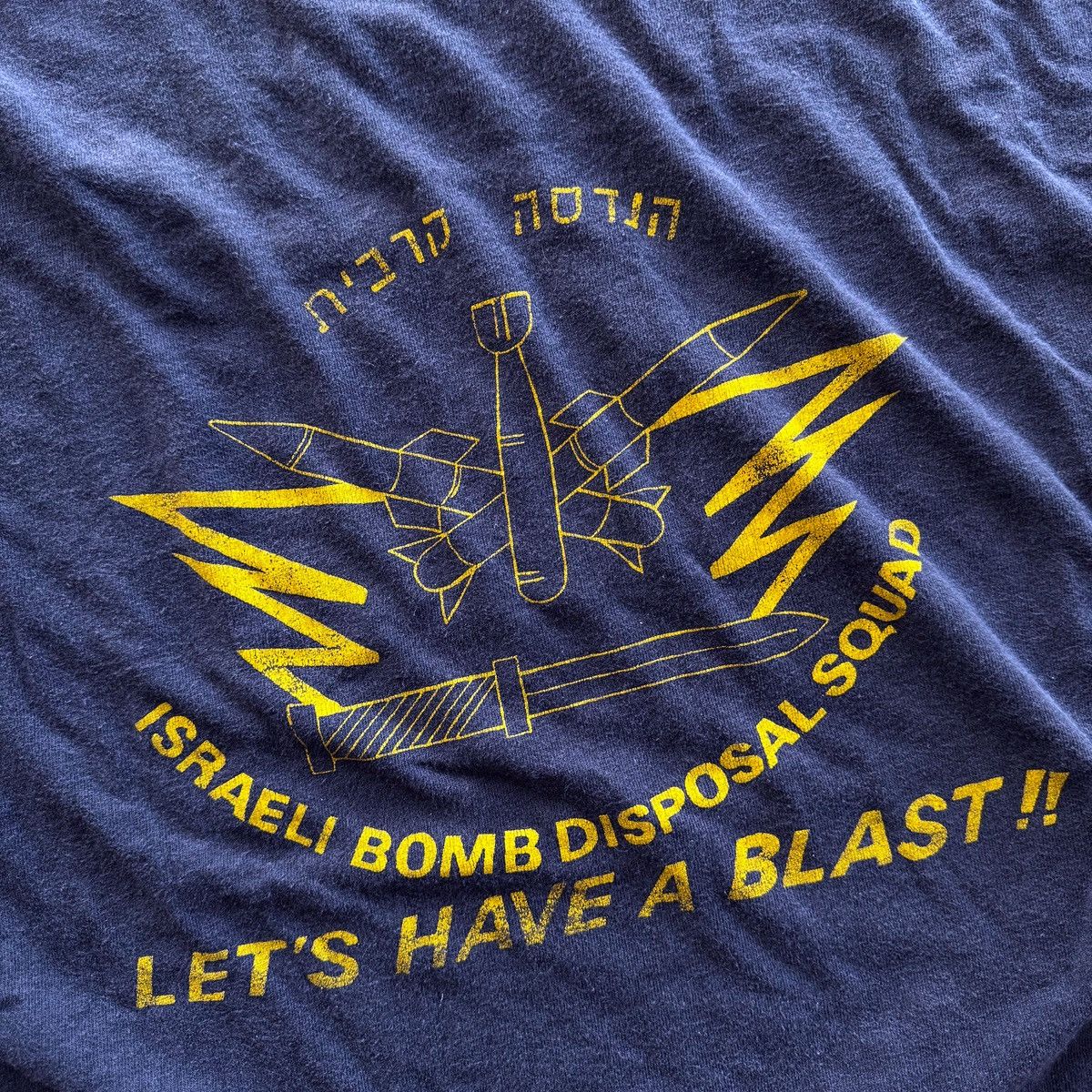 Vintage Vintage 80's IDF Israel Bomb Disposal Squad Tee Size US XL / EU 56 / 4 - 3 Thumbnail