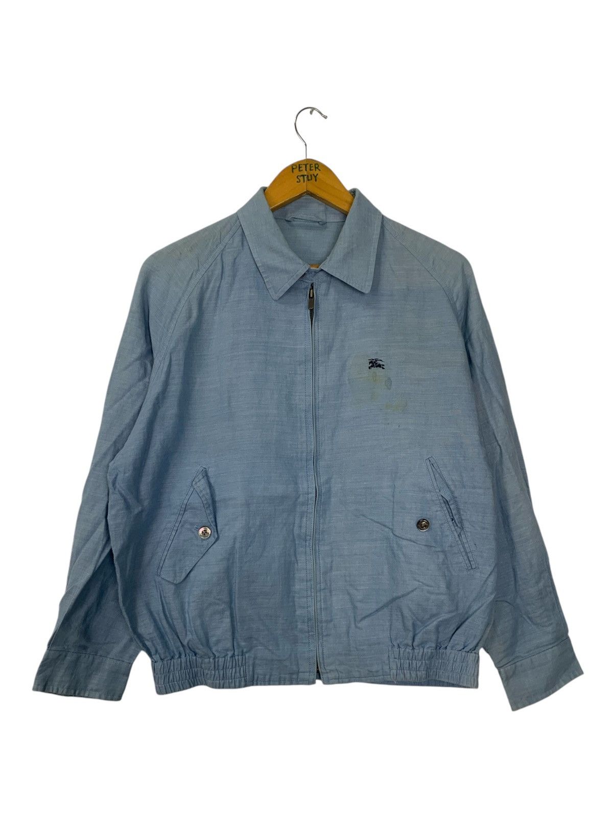 Burberry × Designer × Vintage Vintage Burberry zip up jacket Size US M / EU 48-50 / 2 - 1 Thumbnail