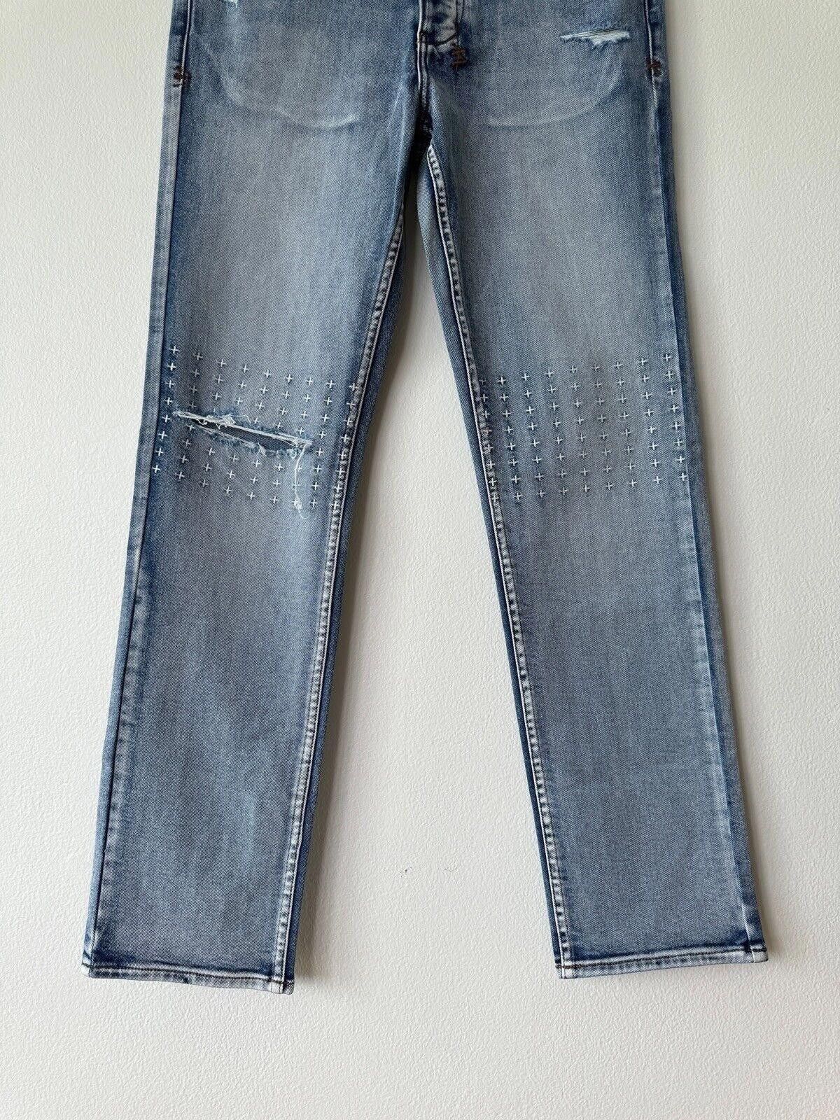 Ksubi new Ksubi mens denim jean hazlow 32 small medium blue Size US 32 / EU 48 - 3 Thumbnail