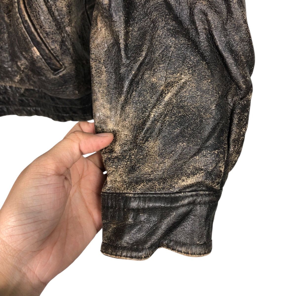 Japanese Brand 📌Vintage Genuine Leather Jacket Biker Wear Issey Miyake Size US M / EU 48-50 / 2 - 16 Thumbnail