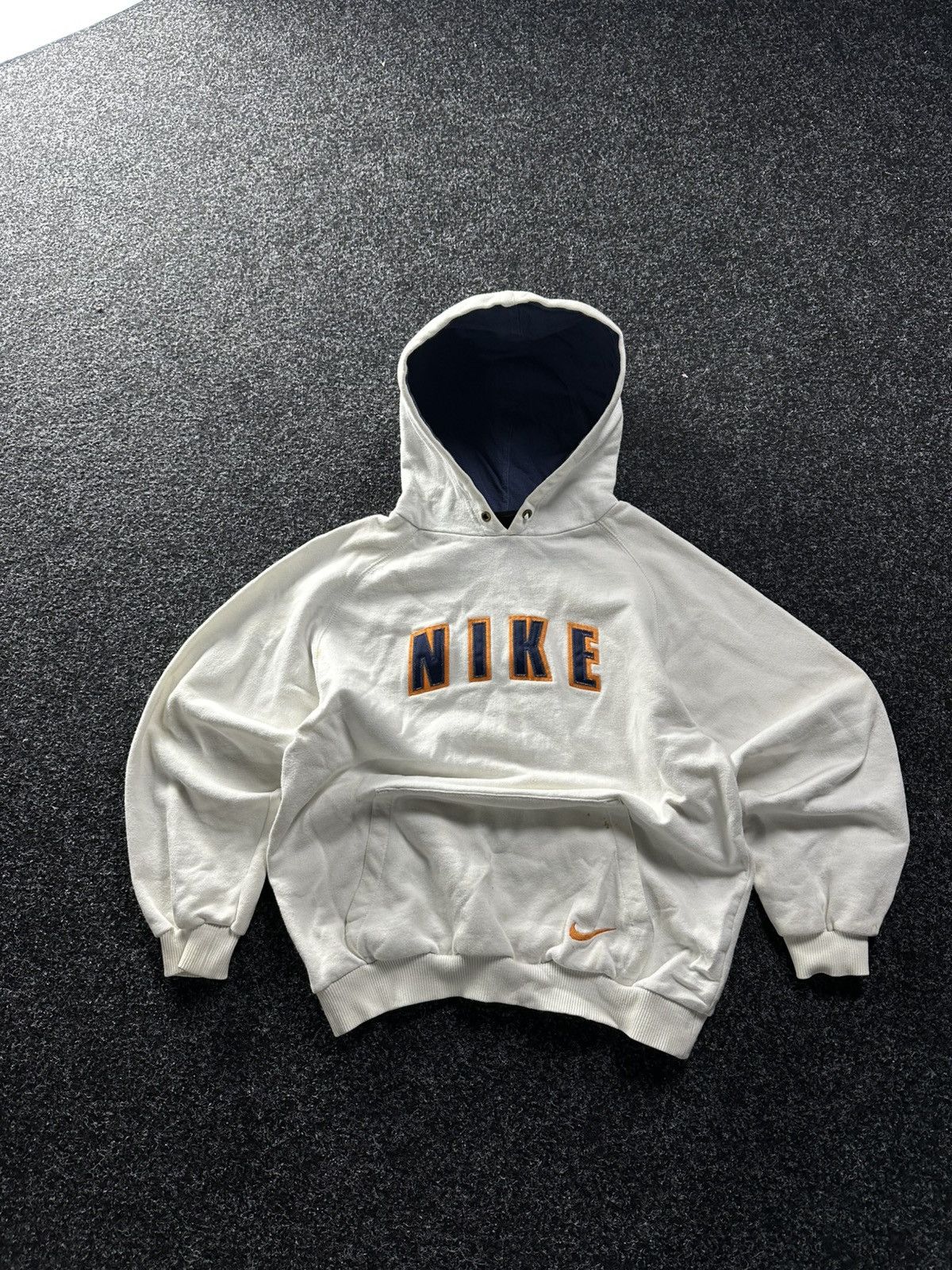 Nike × Vintage 🚨Nike Y2K White BOXY Hoodie RARE Vintage Skategang Drill Size US XS / EU 42 / 0 - 1 Thumbnail