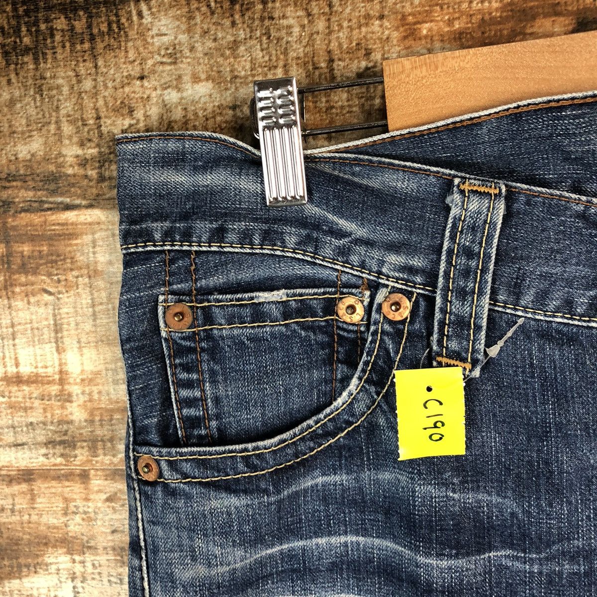 Levi's × Vintage DL Levis Blue Denim Pants #C190 Size US 31 - 7 Thumbnail