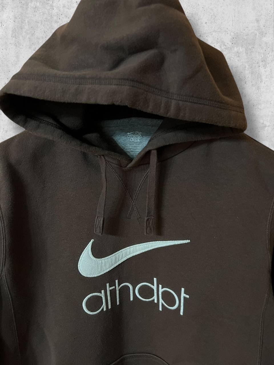 Vintage Nike ATHDPT Vintage Military Embroidered Swoosh logo hoodie Size US M / EU 48-50 / 2 - 3 Thumbnail