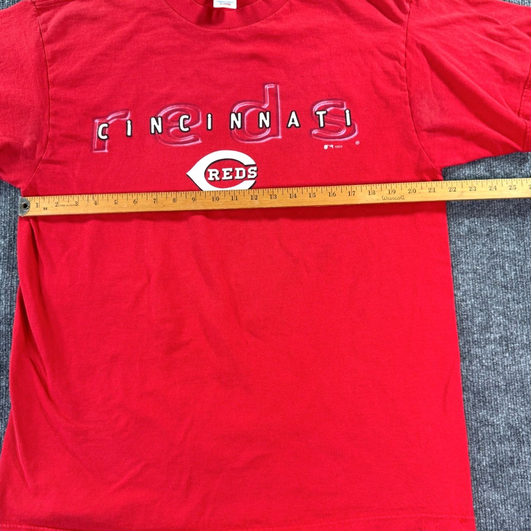 Logo 7 VINTAGE Logo 7 Cincinnati Reds T Shirt Mens XL Red 1999 MLB Graphic Tee Cotton Size US XL / EU 56 / 4 - 7 Thumbnail