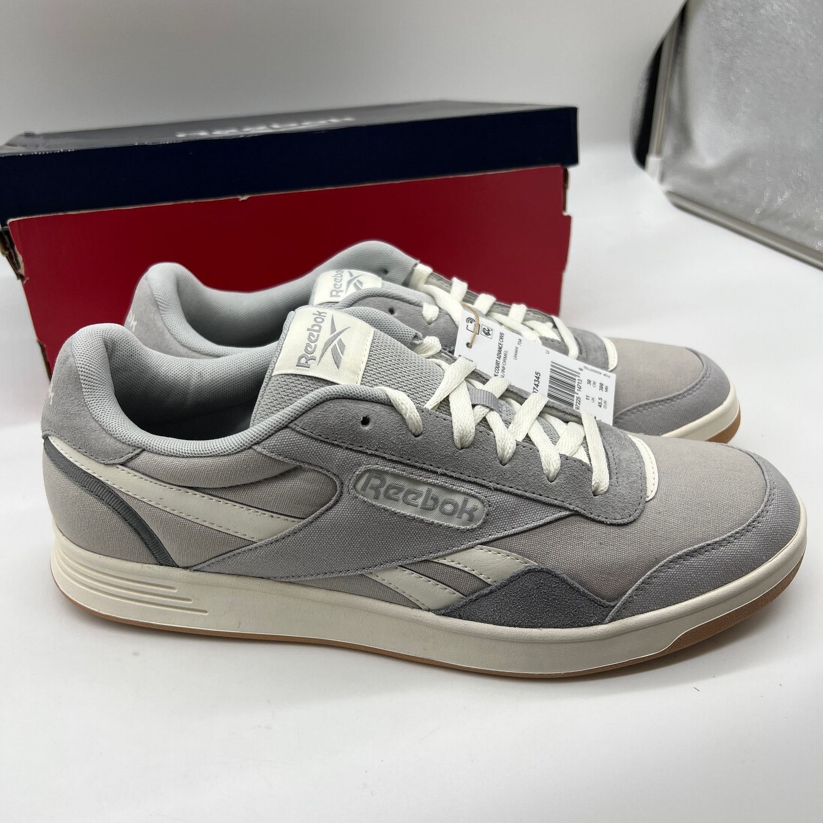Reebok Reebok Unisex-Adult Court Advance Canvas Sneaker Size 12 Men Size US 12 / EU 45 - 1 Thumbnail