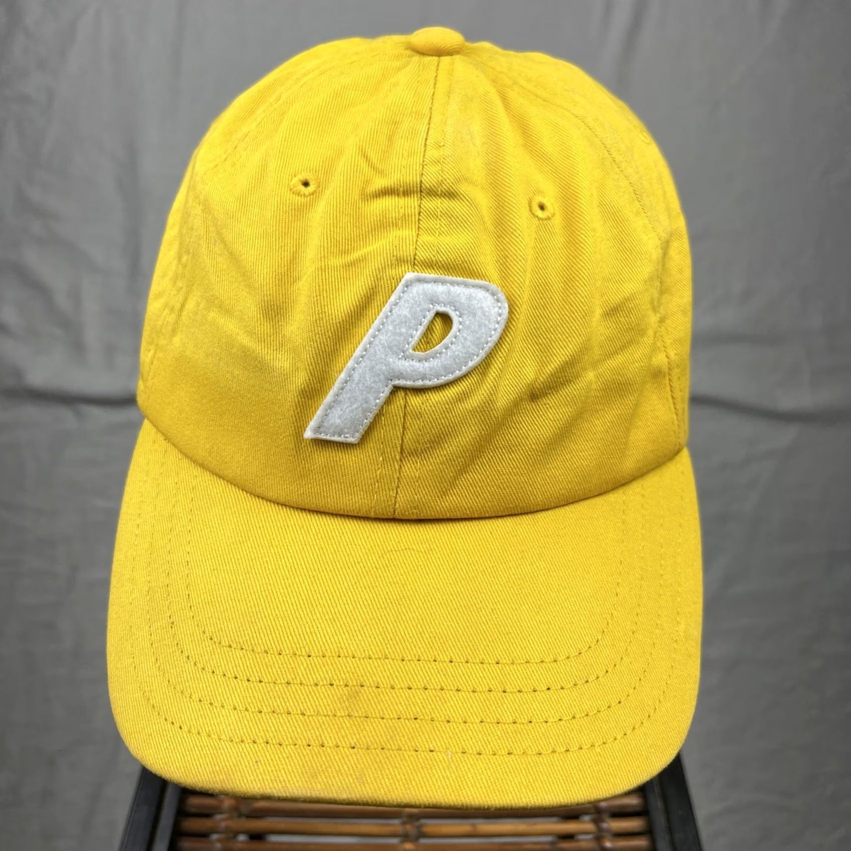 Palace Palace Skateboards Hat Cap Mens Adjustable P Logo Yellow 6 Panel Streetwear Cap Size ONE SIZE - 3 Thumbnail