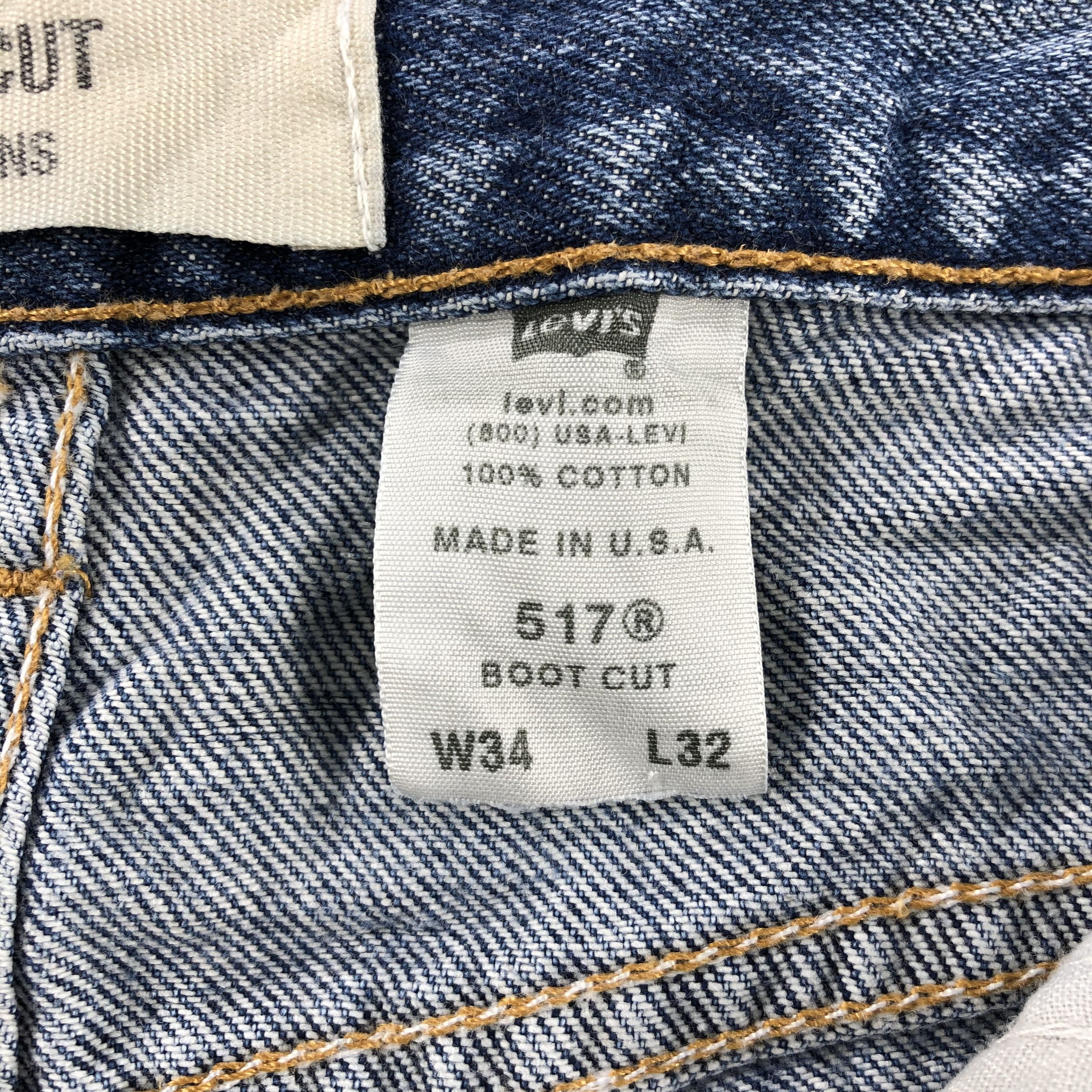 Levi's × Vintage Vintage Blue Wash Levis 517 Jeans-JM1734 Size US 34 / EU 50 - 10 Thumbnail