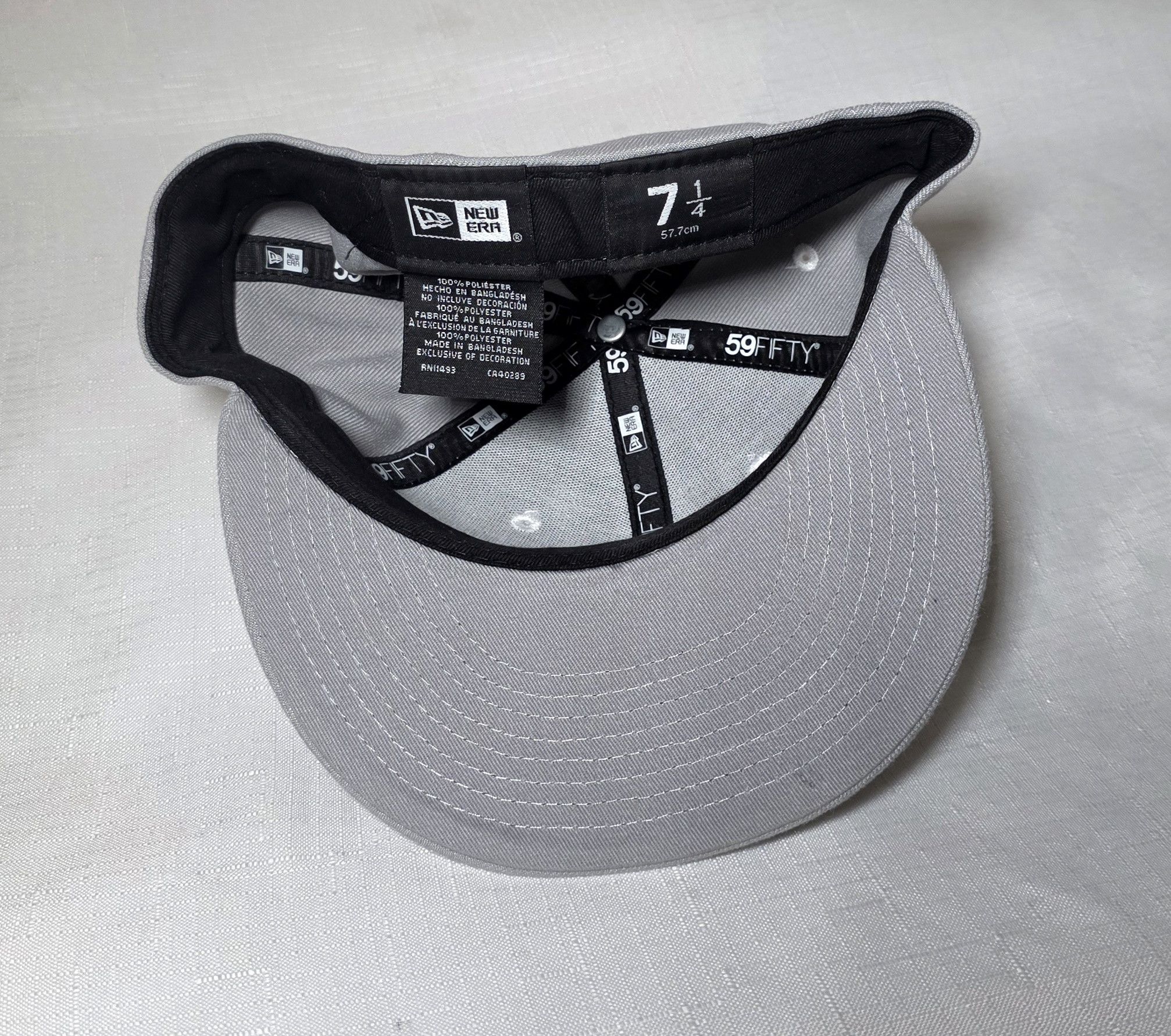 New Era New Era X Fitted Hawaii Mua Gray Hanalei Blue Hat sz 7 1/4 Size ONE SIZE - 5 Thumbnail
