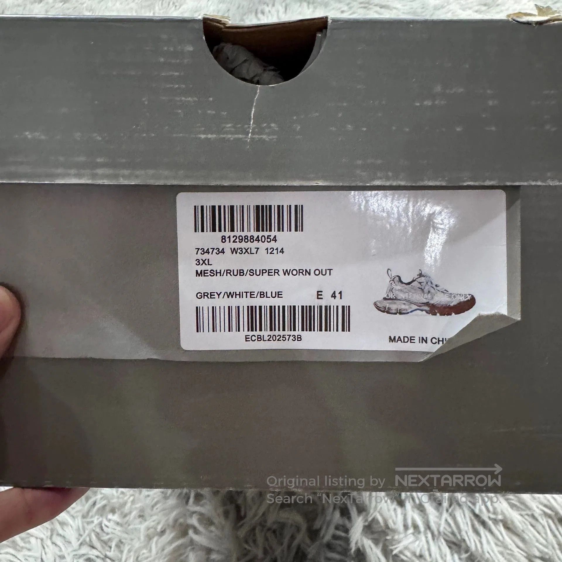 Balenciaga balenciaga vic limited edition blue sneakers. Size US 9 / EU 42 - 7 Thumbnail