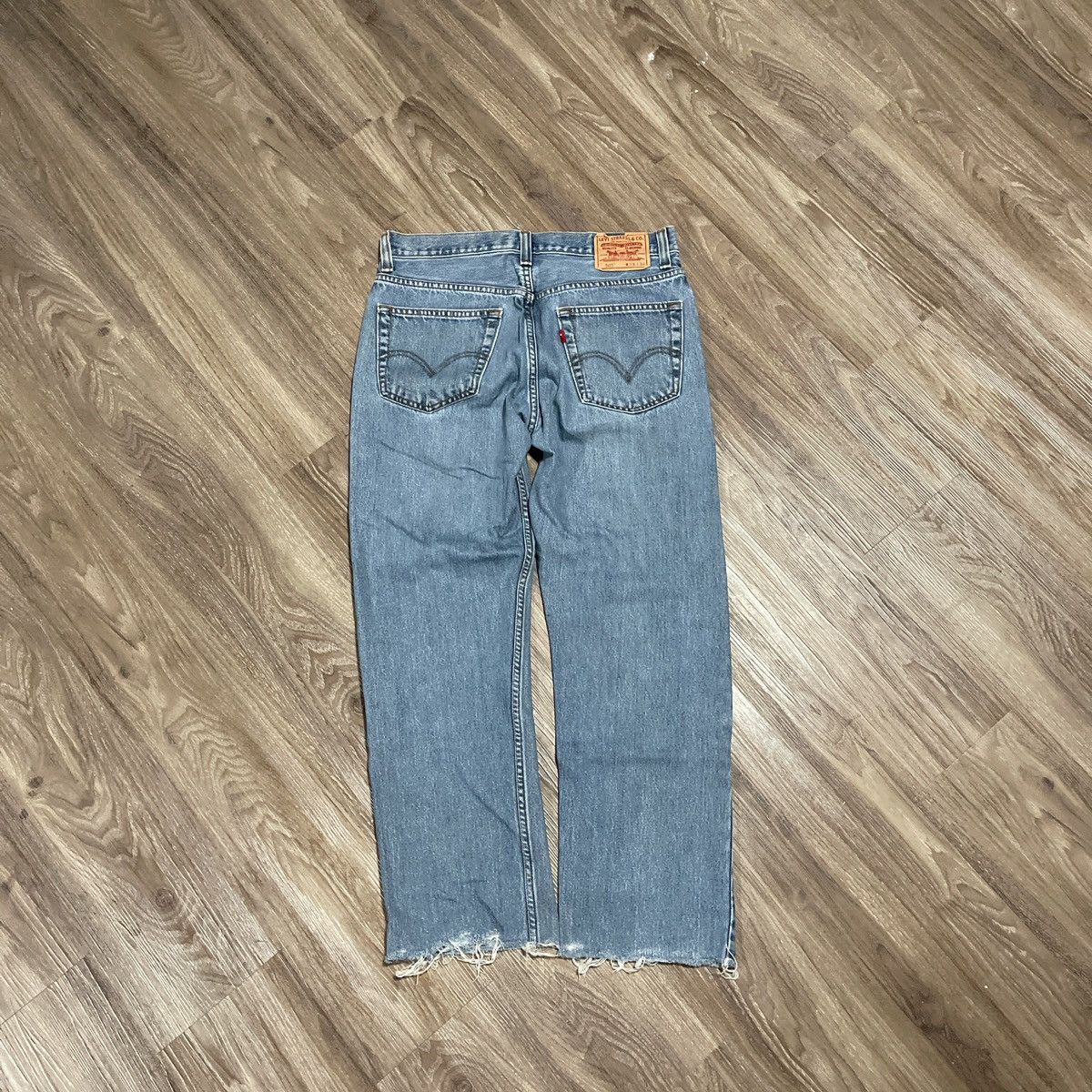 Japanese Brand × Levi's × Vintage Vintage 505 Levi’s Light Blue Denim Size US 33 - 3 Thumbnail