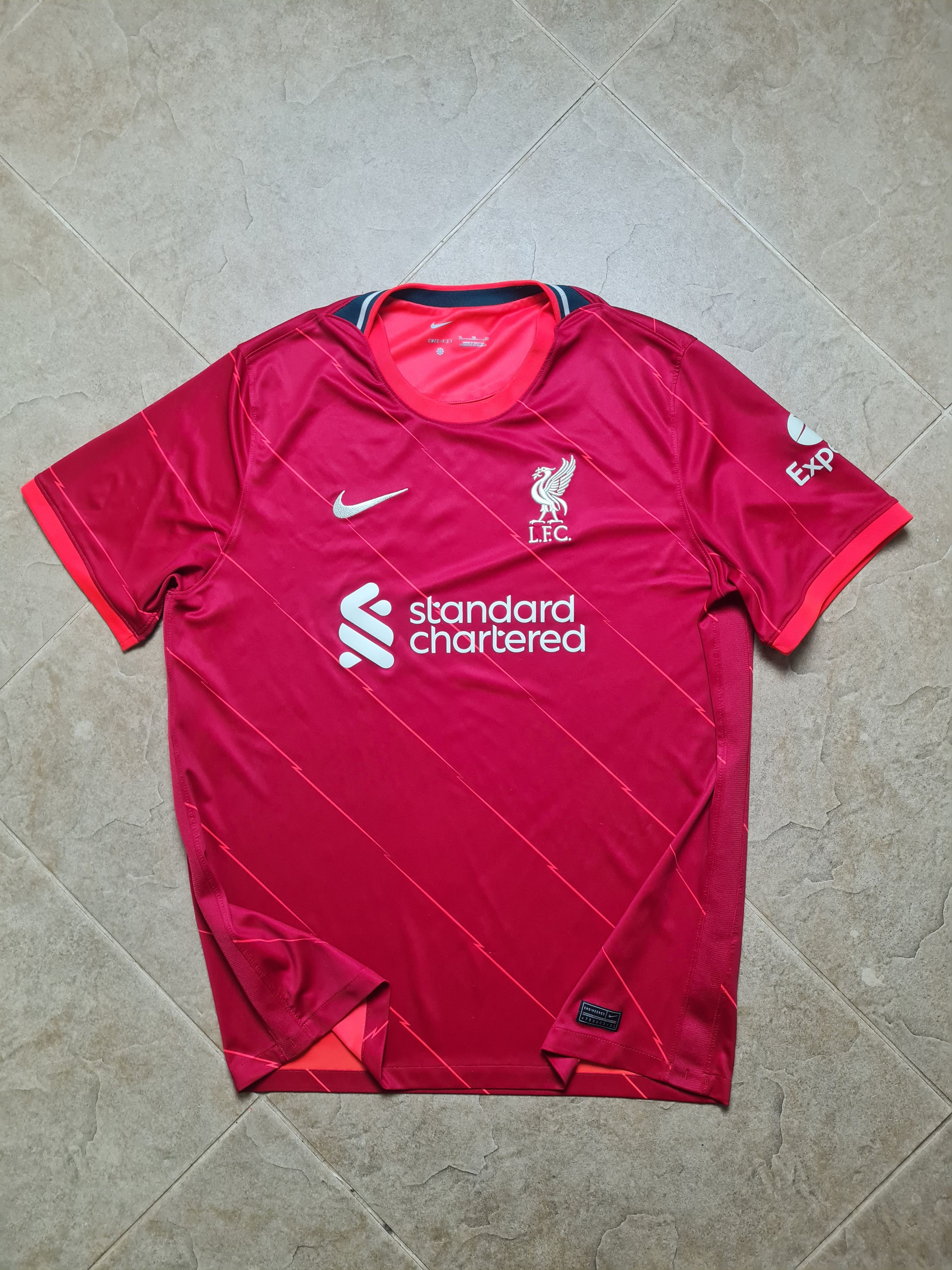 Nike SOCCER SHIRT NIKE LIVERPOOL FC HOME FOOTBALL JERSEY 2021/22 Size US XL / EU 56 / 4 - 1 Thumbnail
