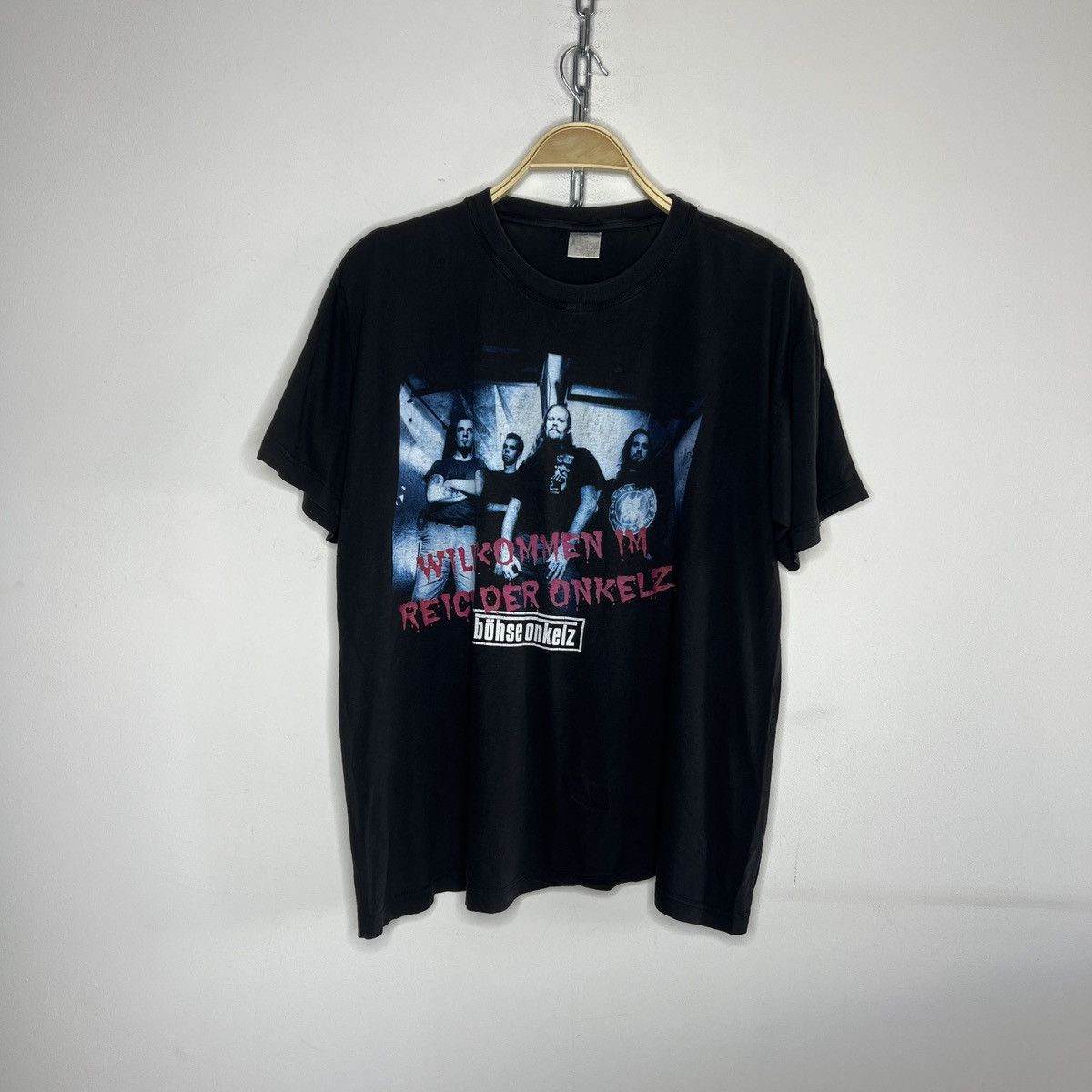 Band Tees × Vintage Tshirt Vintage Bohse Onkelz Band Tee 90s Rock Metal Size US M / EU 48-50 / 2 - 1 Thumbnail