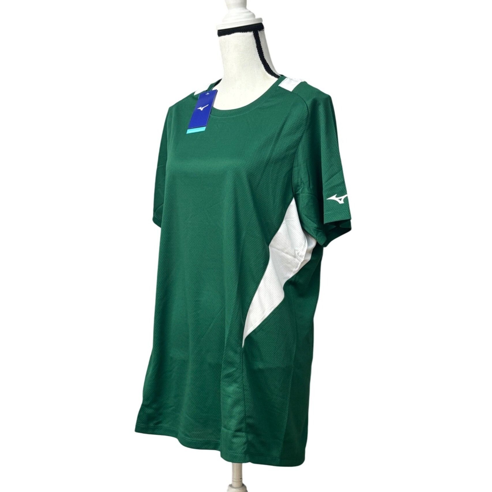 Mizuno Mizuno Women’s Softball Crew Neck Jersey, Forest Green /Whi Size XL / US 12-14 / IT 48-50 - 2 Thumbnail