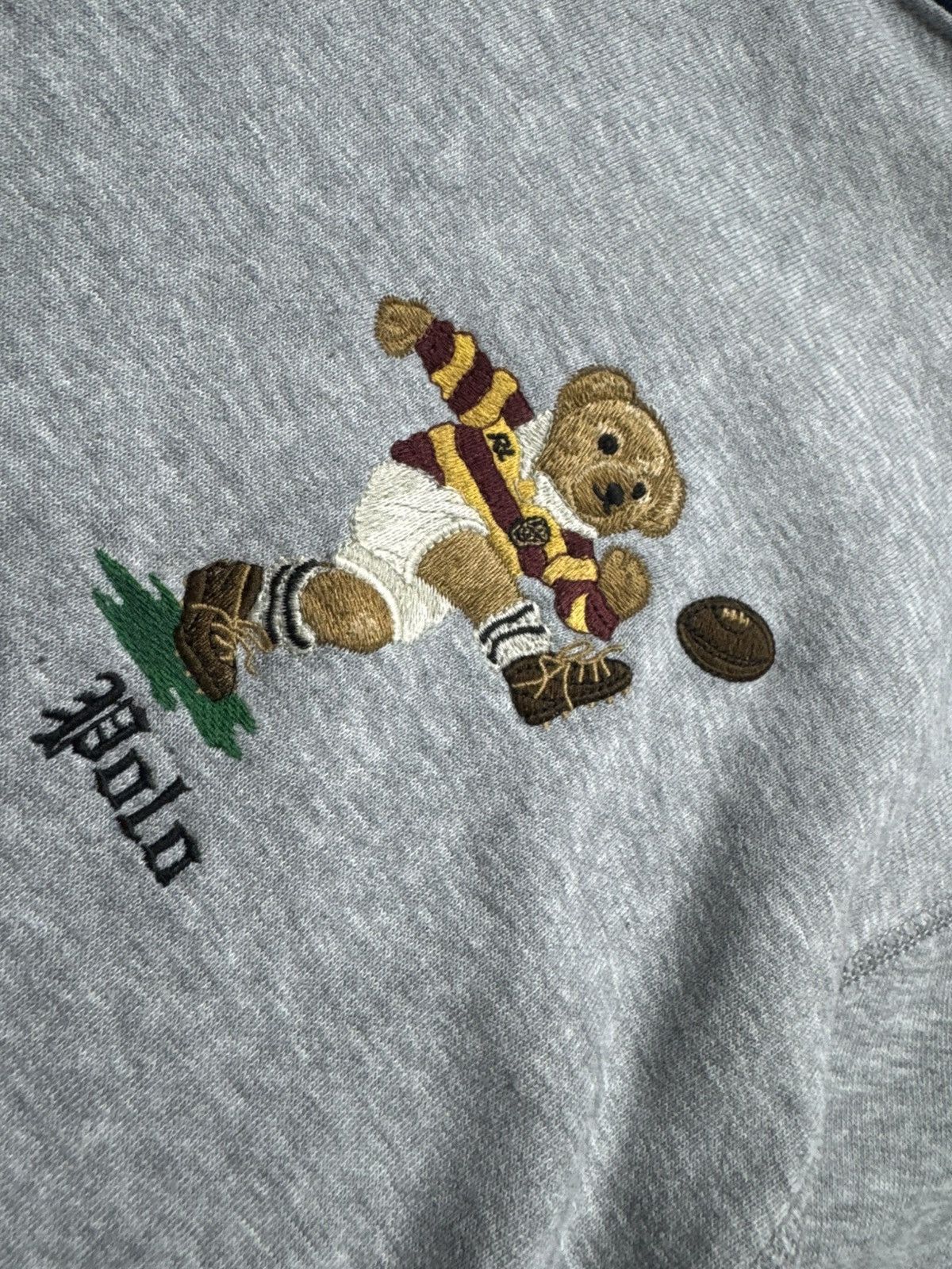 Polo Ralph Lauren Polo Ralph Lauren Bear Luxury Hoodie Vintage Size XL Size US XL / EU 56 / 4 - 5 Thumbnail
