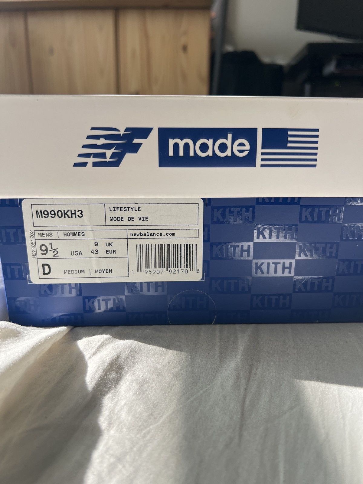 Kith × New Balance New Balance Kith x 990v3 Made In USA 'Daytona' Size US 9.5 / EU 42-43 - 1 Thumbnail