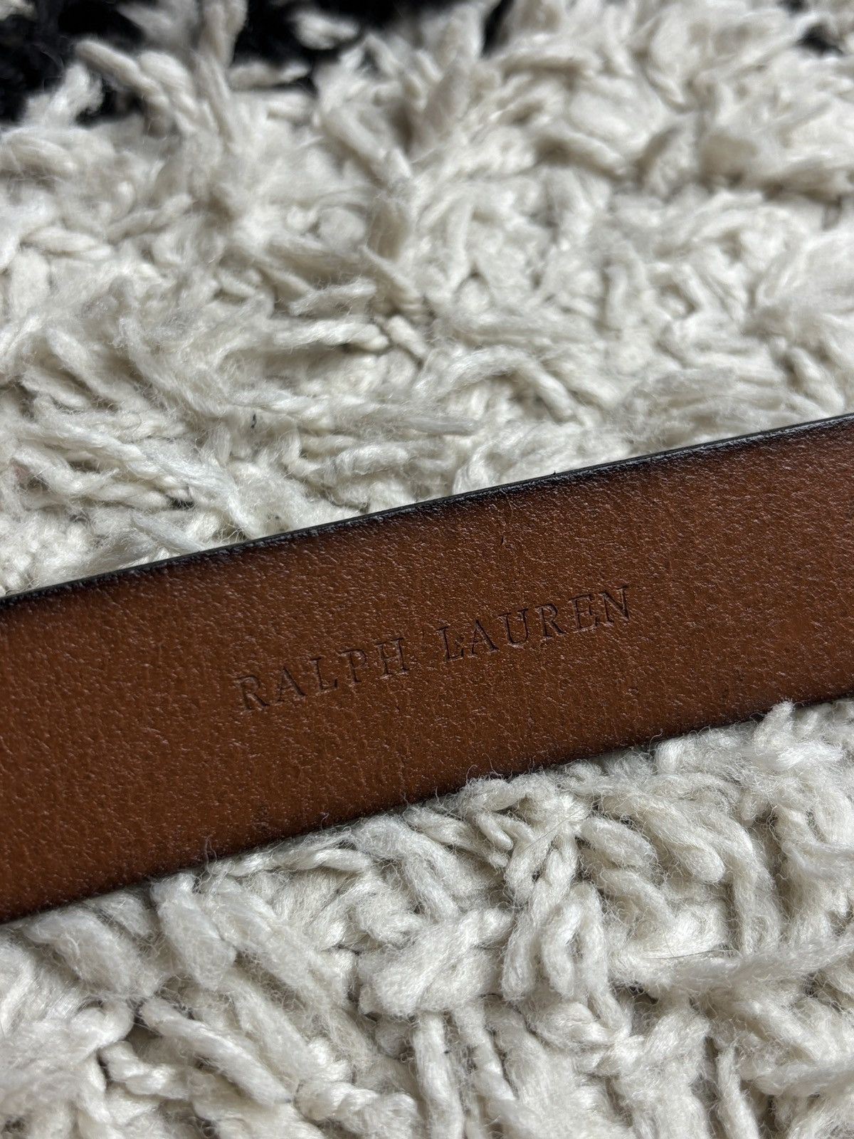 Ralph Lauren Ralph Lauren Brown Leather Ring Buckle Belt Vintage Size ONE SIZE - 7 Thumbnail