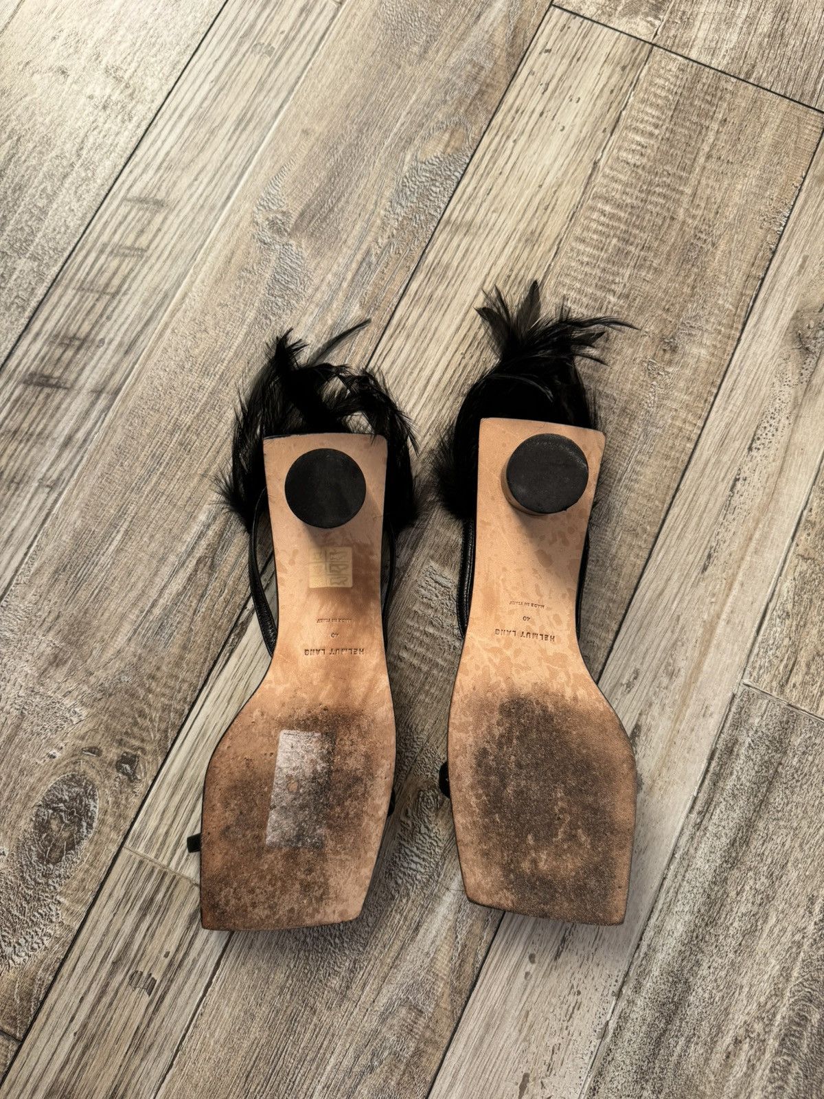 Helmut Lang Helmut Lang feather sandals Size US 10.5 / IT 40.5 - 10 Thumbnail