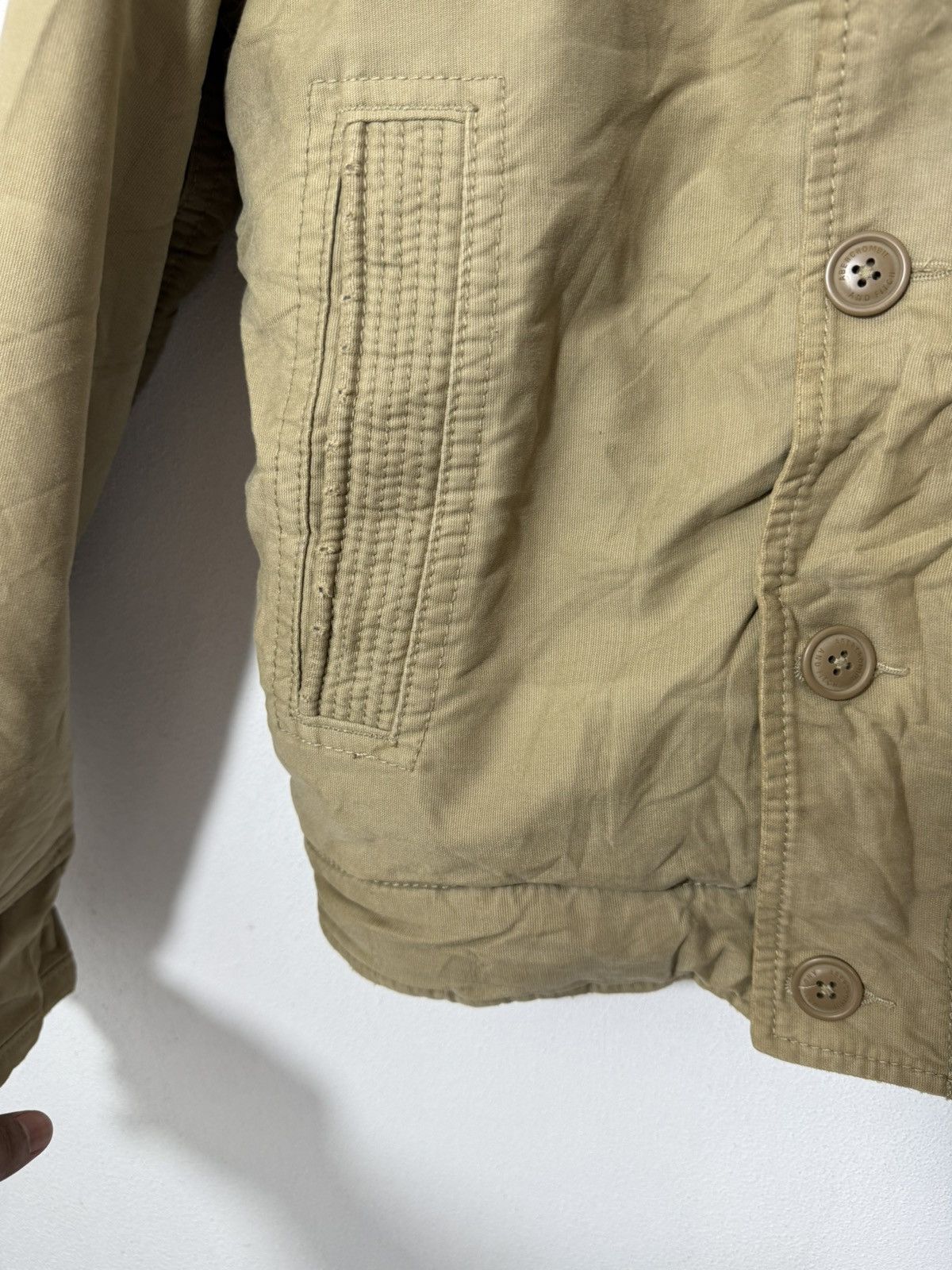 Abercrombie & Fitch ABERCROMBIE & FITCH NEW YORK MILITARY STYLE HEAVY COAT Size US M / EU 48-50 / 2 - 5 Thumbnail