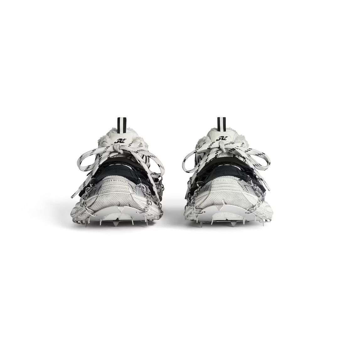 Balenciaga o1mt1gz0125 3XL Ski Sneakers in White/Black Size US 9 / EU 42 - 3 Thumbnail