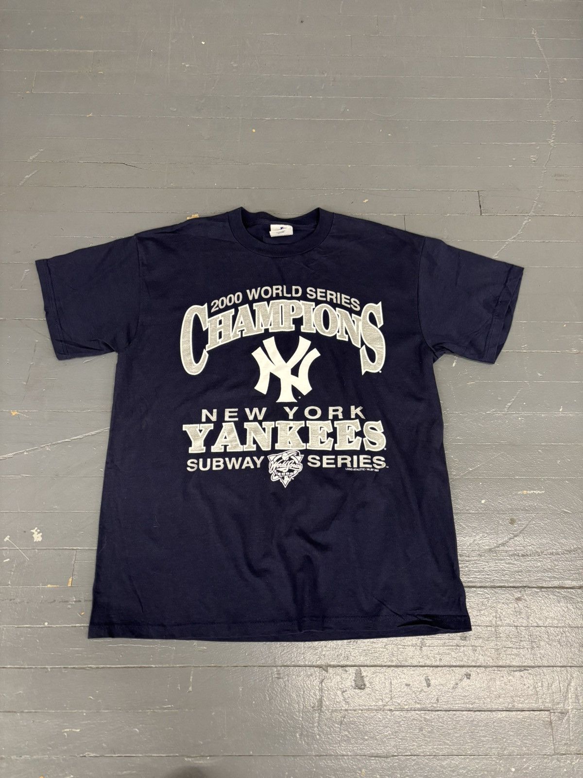 Logo Athletic × New York Yankees × Vintage Vintage 2000 Yankees World Series champions tee Size US L / EU 52-54 / 3 - 1 Thumbnail
