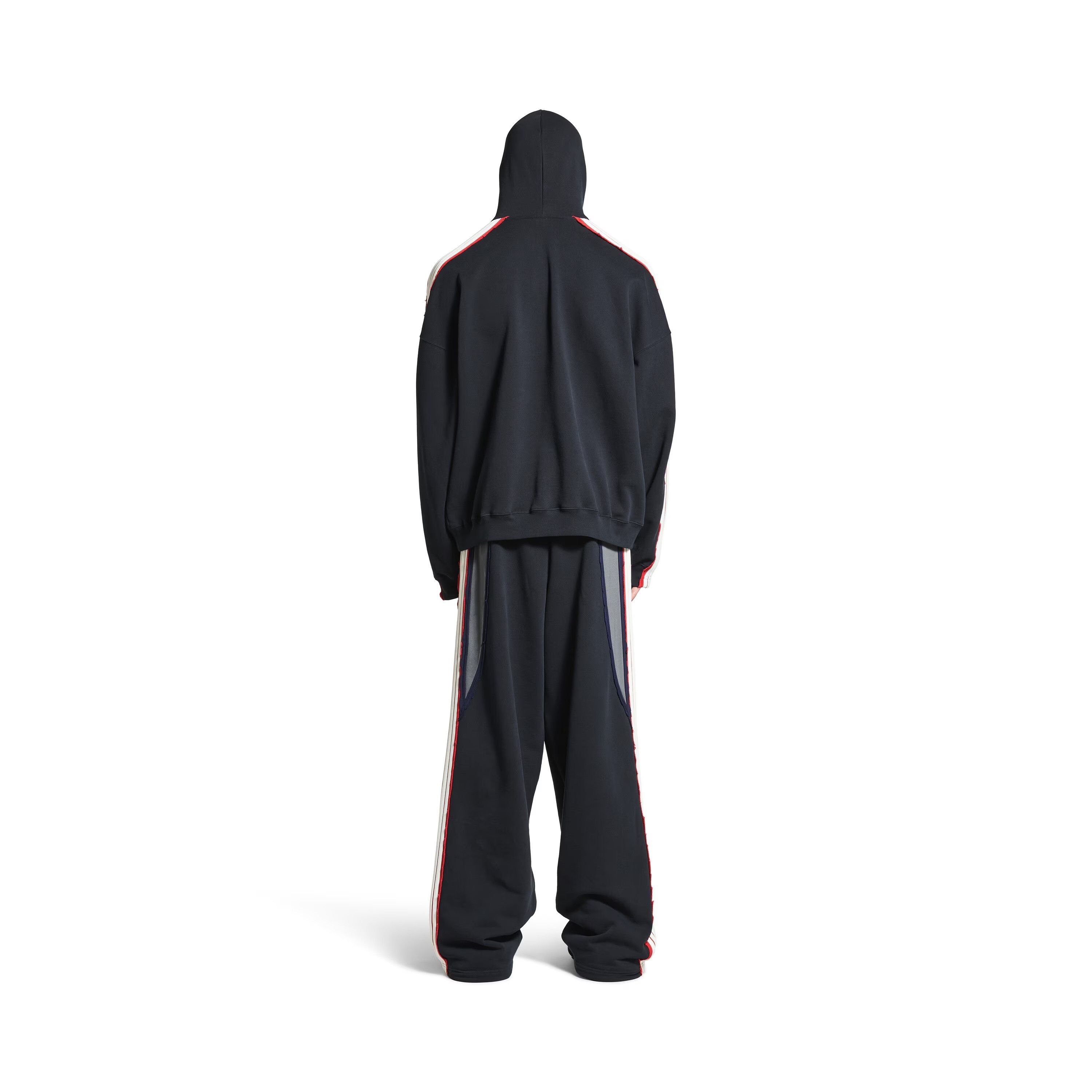 Balenciaga o1w1db10526 Unity Sports Icon Large Hoodie in Black Size US M / EU 48-50 / 2 - 4 Thumbnail