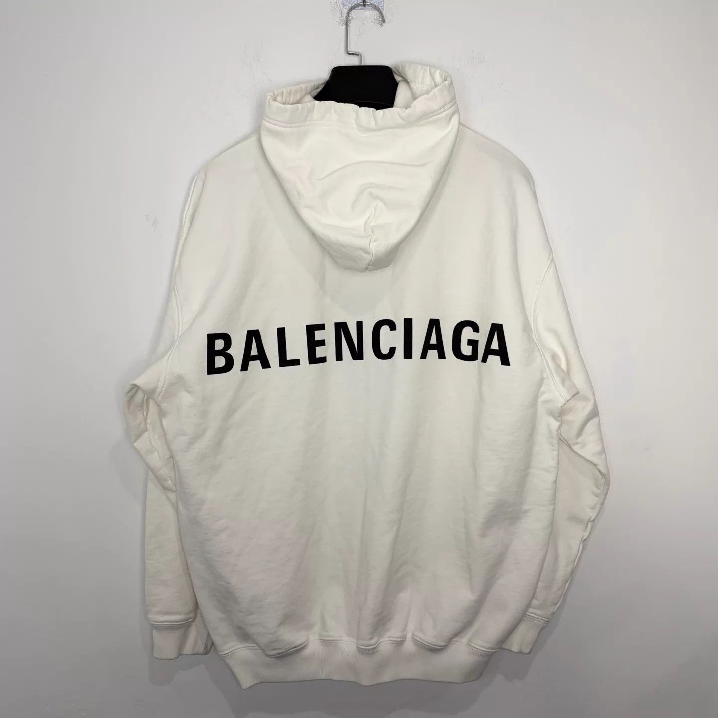 Balenciaga Balenciaga Classic Back Logo Print Hoodie S Size US S / EU 44-46 / 1 - 2 Thumbnail