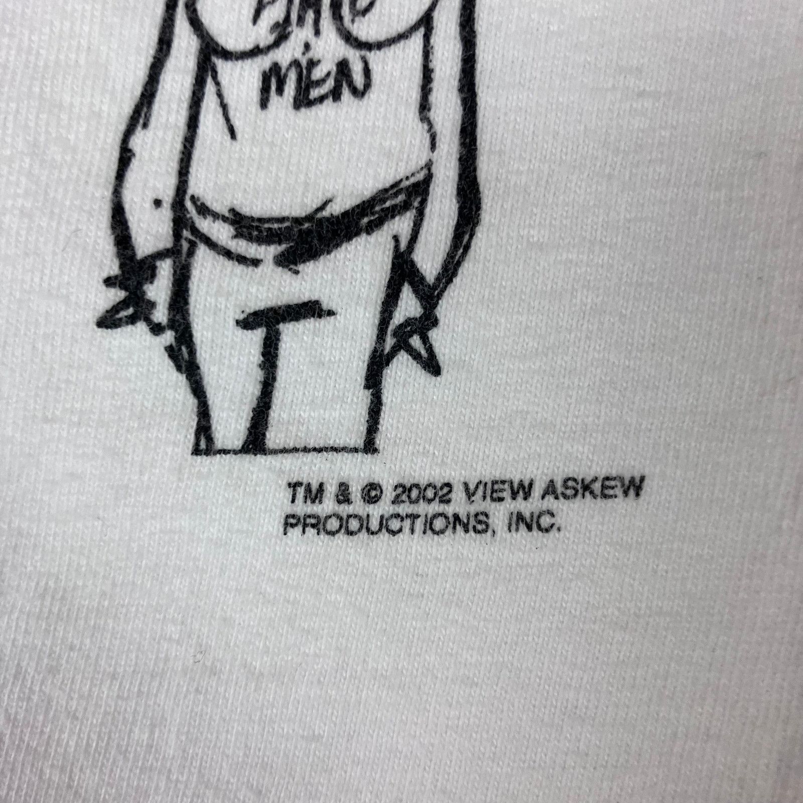 Hanes × Vintage Vintage 2002 Chasing Amy Four Way Road Art Movie T-shirt Size US M / EU 48-50 / 2 - 5 Thumbnail