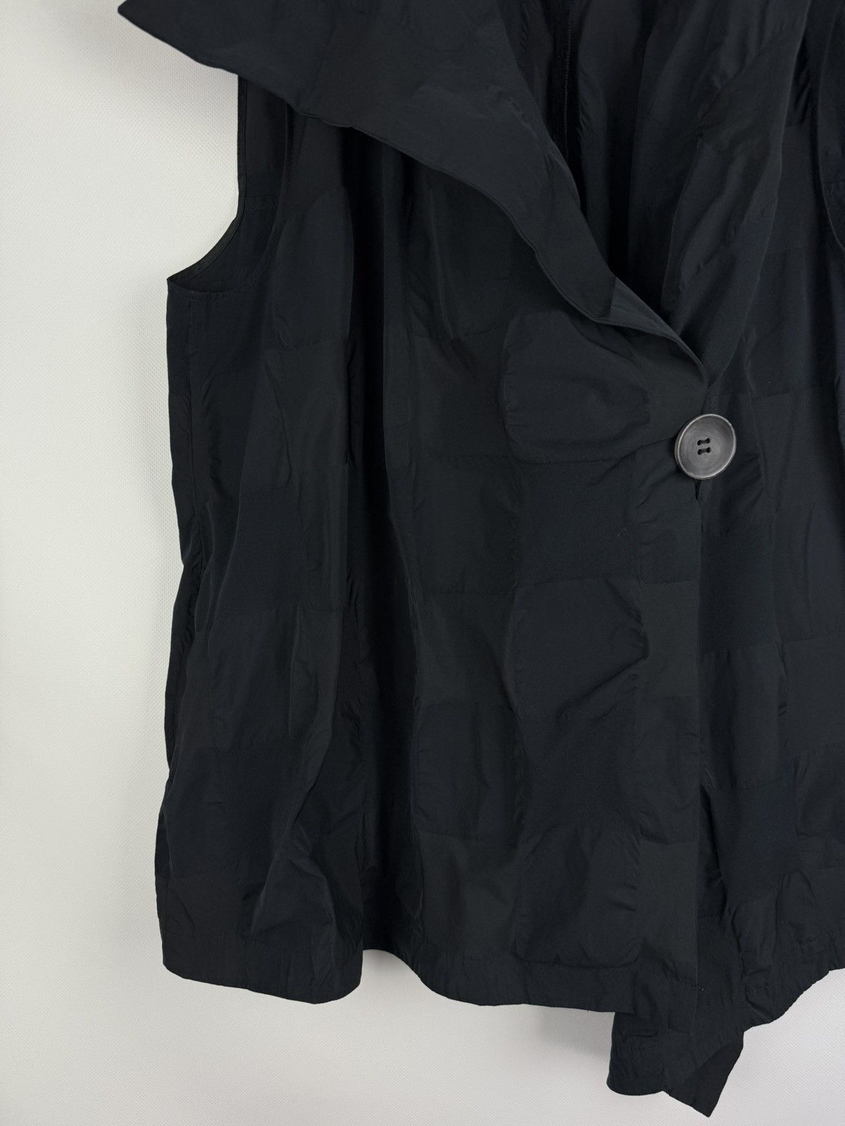OSKA Oska Ladies Avant-garde Nylon Assymetrical Vest Jacket Gilet Size XL / US 12-14 / IT 48-50 - 7 Thumbnail