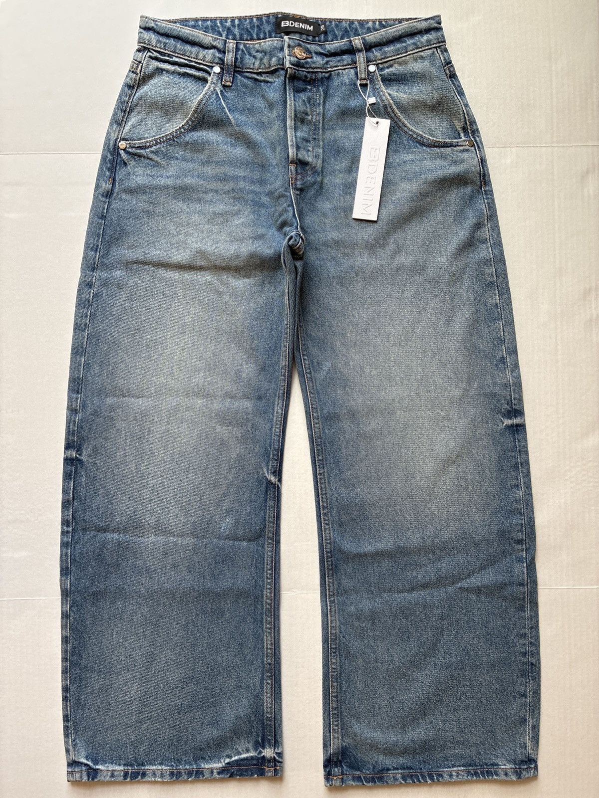 EB Denim EB Denim Barrel Jeans Sz 28 NWT Midrise Size 28" / US 6 / IT 42 - 1 Thumbnail