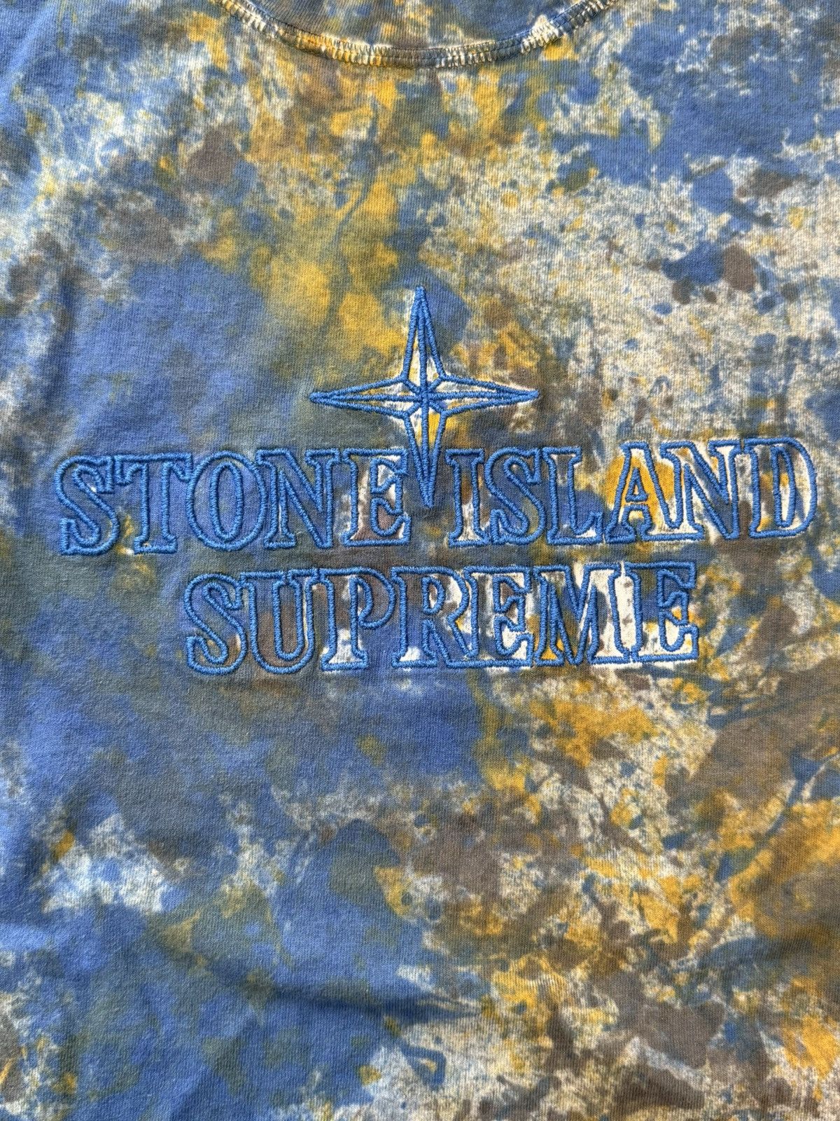 FW20 Supreme Stone Island Embroidered Logo S/S Top