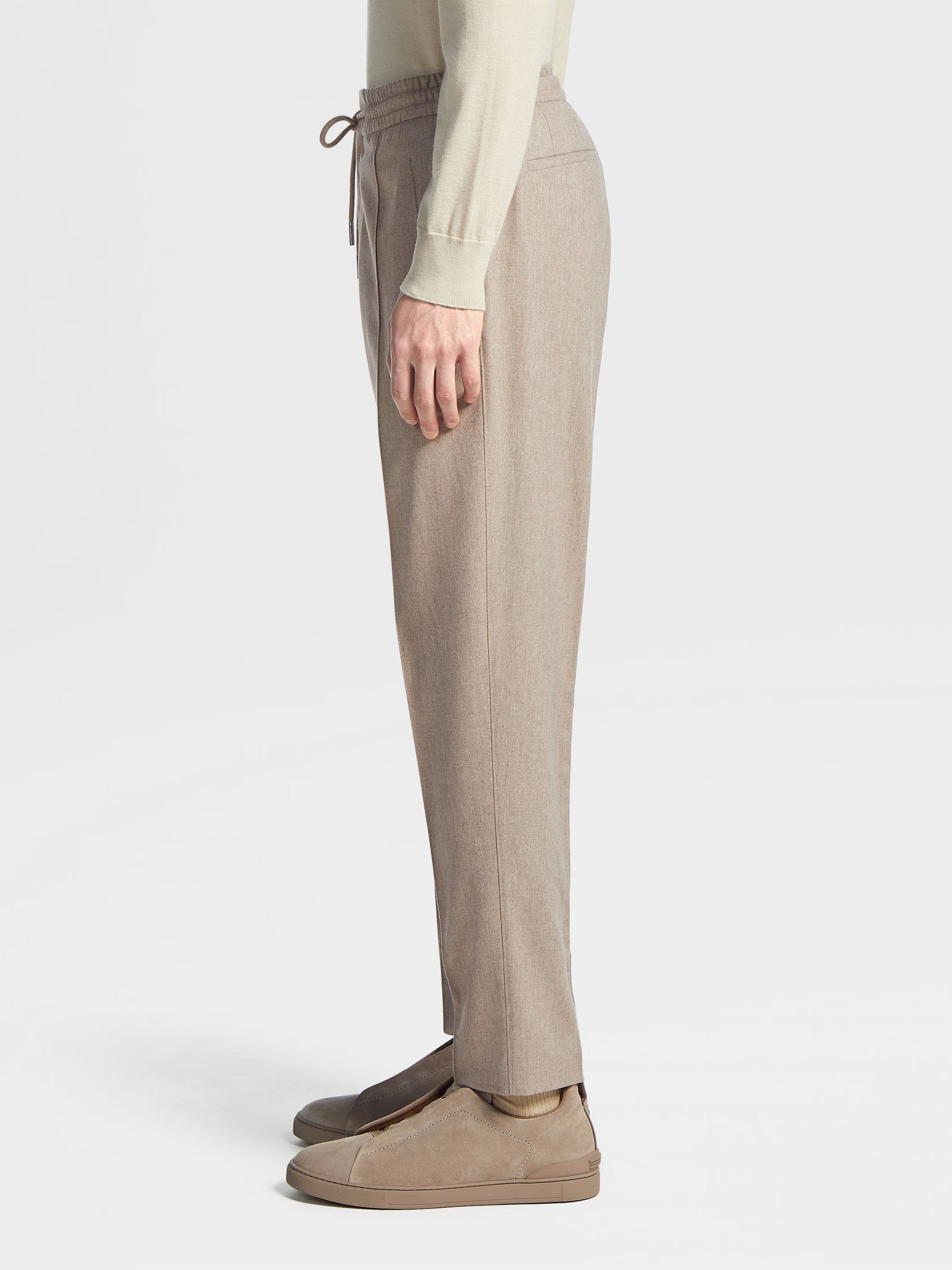 Ermenegildo Zegna UCI20A6-TT18-139 14MILMIL14 Wool Blend Joggers Size US 34 / EU 50 - 4 Thumbnail