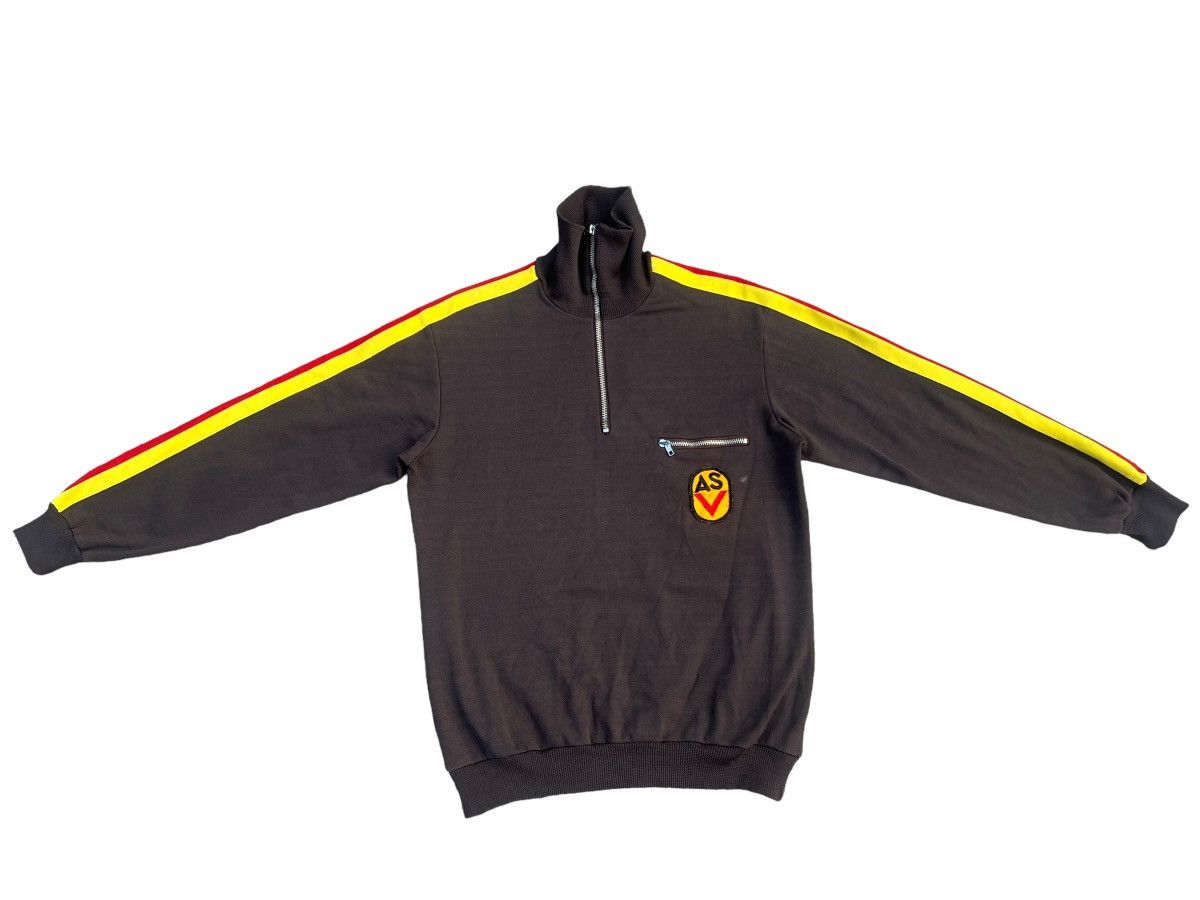Vintage VTG 70s East German Army Track Top Training Gym Pull Over Size US M / EU 48-50 / 2 - 1 Thumbnail