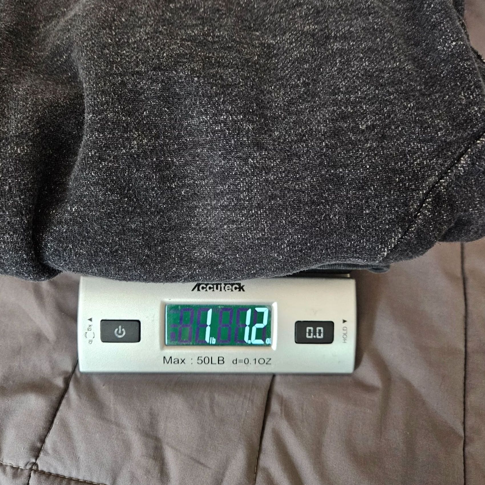 Outerknown OUTERKNOWN Sweatshirt Pullover Mens Dark Grey Size L Crew Neck Fleece Regular Color Gray Logo Accents Zipper All Seasons Size US L / EU 52-54 / 3 - 7 Thumbnail