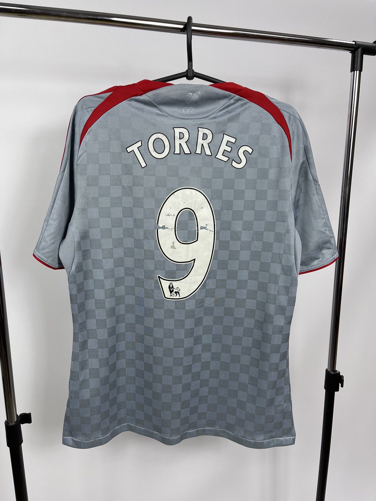 Adidas Adidas Liverpool FC 2008-2009 Away Torres #9, Gray, Size M Size US M / EU 48-50 / 2 - 1 Thumbnail