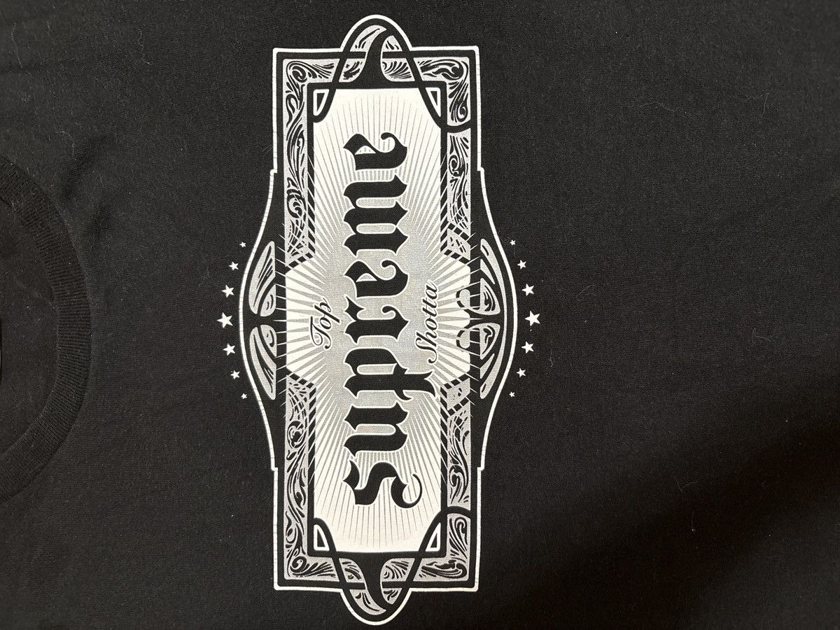 Supreme Supreme Top Shotta Tee Black Size US L / EU 52-54 / 3 - 3 Thumbnail
