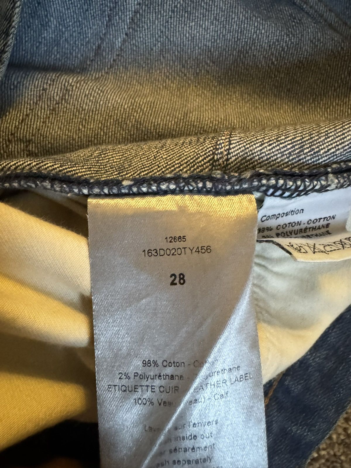 Dior Dior “ink me” denim FW11 Size US 28 / EU 44 - 6 Thumbnail