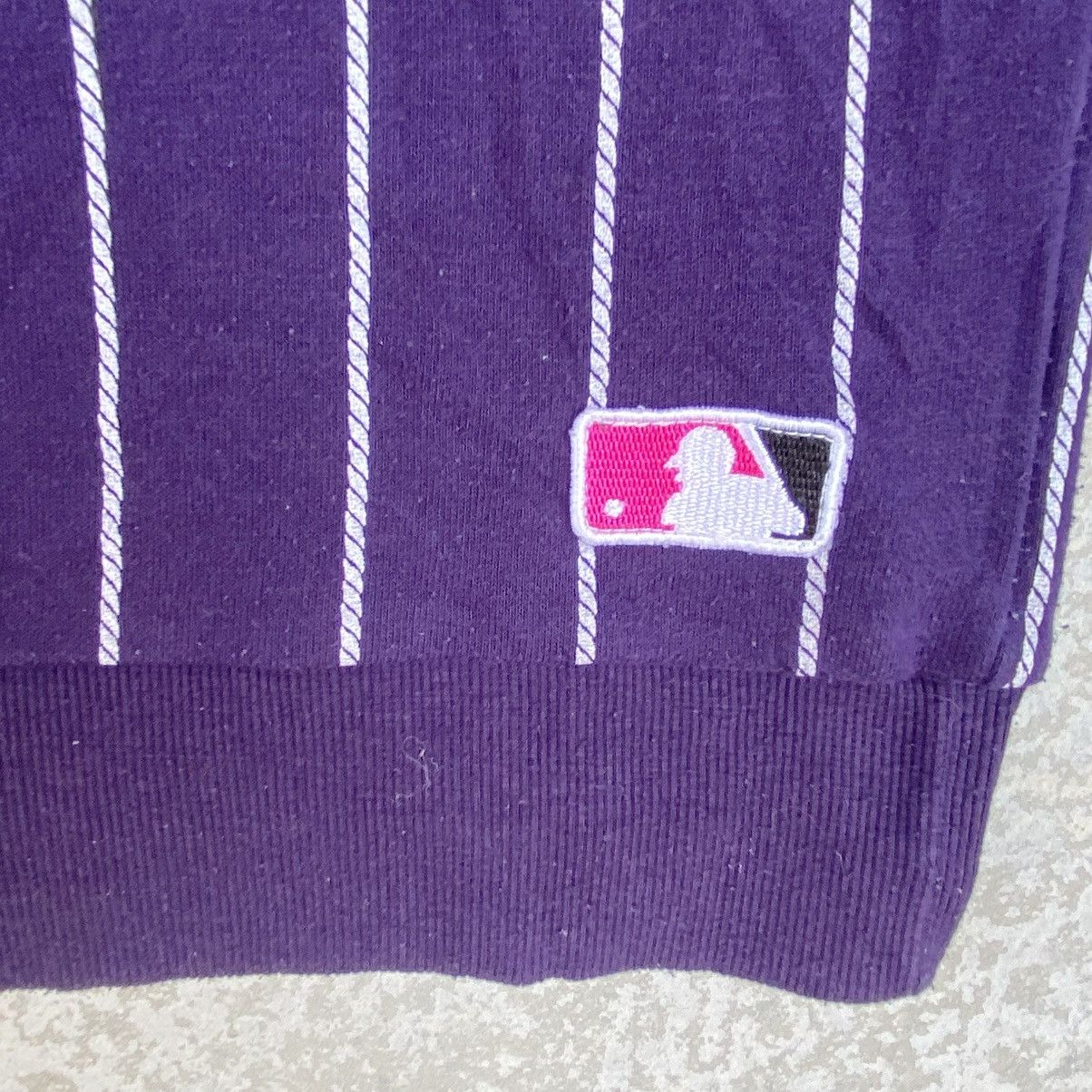Other Vintage Yankees Big Logo Embroidered Hoodie Sweater Purple Size US M / EU 48-50 / 2 - 3 Thumbnail