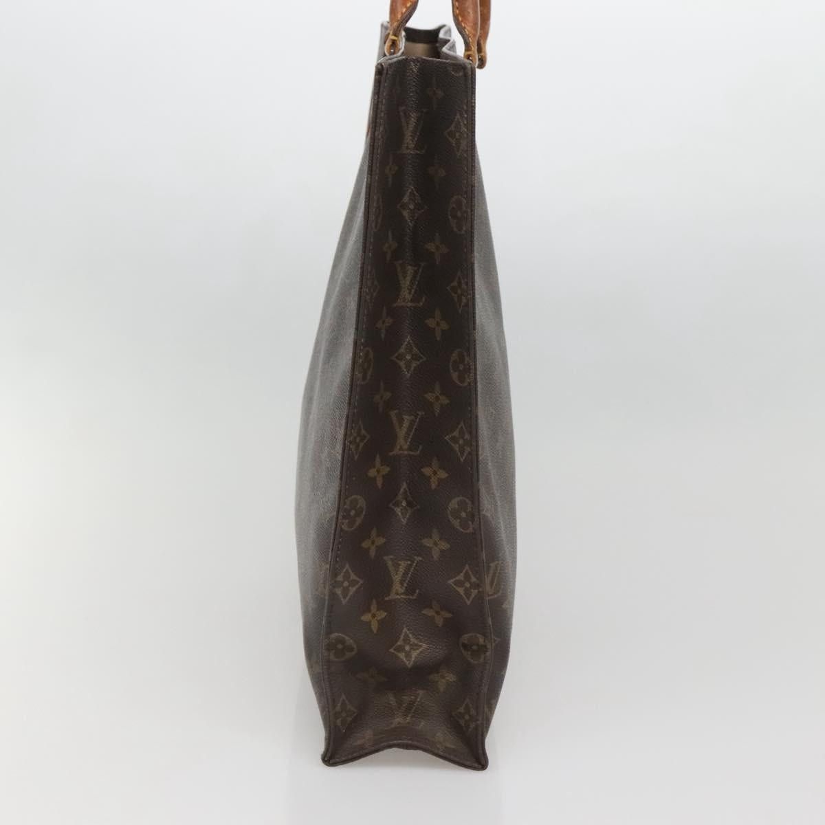 Louis Vuitton LOUIS VUITTON Monogram Sac Plat Hand Bag M51140 Size ONE SIZE - 4 Thumbnail