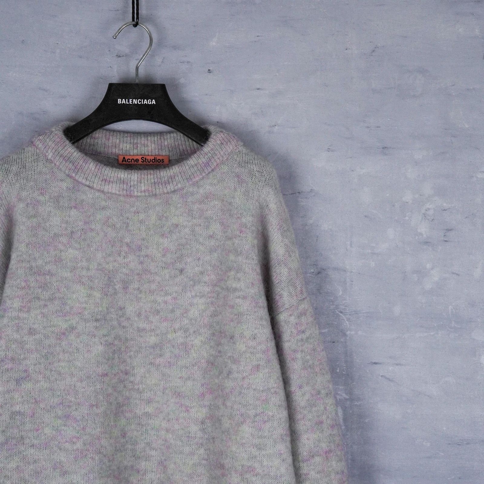 Acne Studios Acne studios melange gray mohair wool fluffy women's sweater Size S / US 4 / IT 40 - 2 Thumbnail