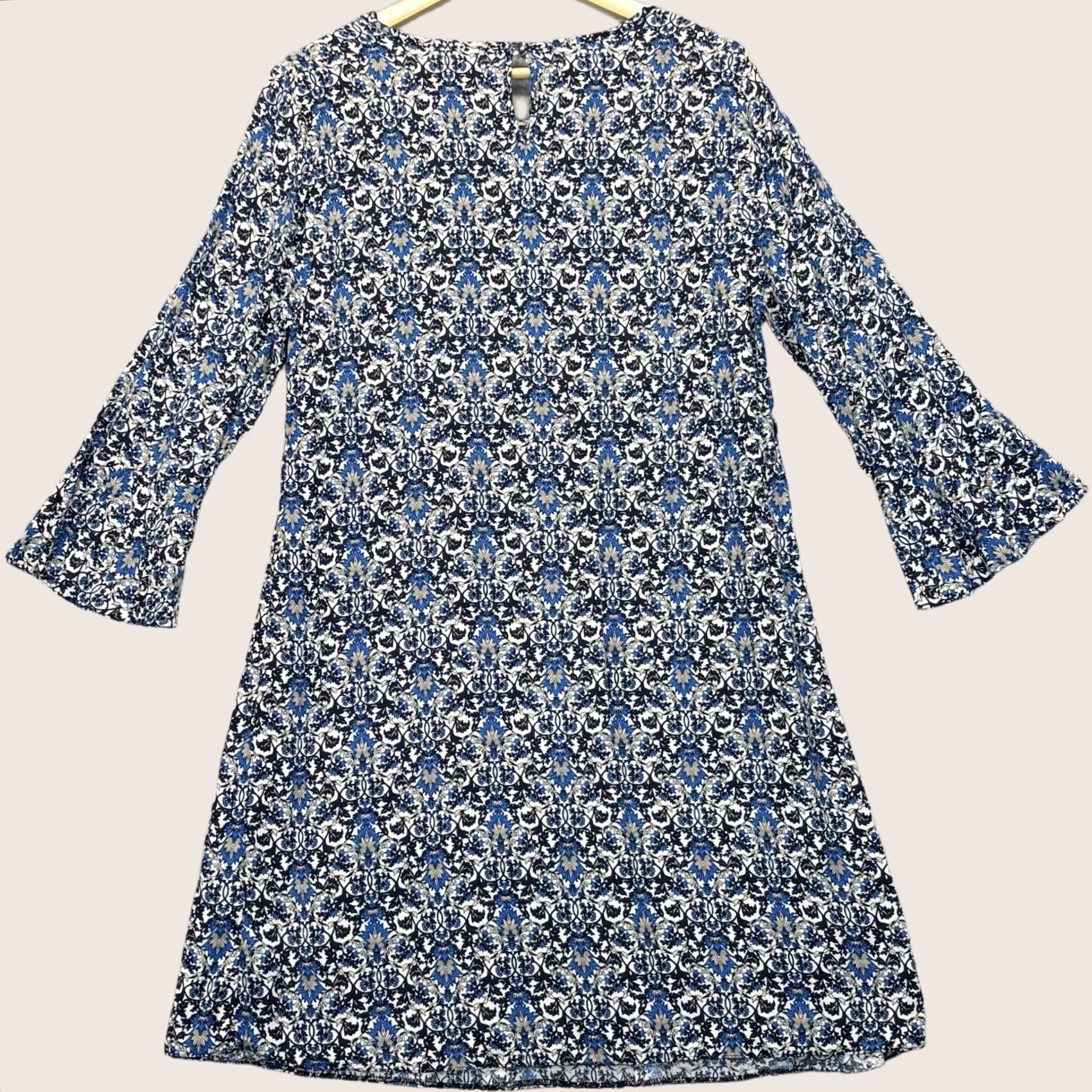 Vintage Red Herring Dress Womens 14 maternity UK14 Flute Sleeve Floral Blue Black Mix New With Tag Size XL / US 12-14 / IT 48-50 - 1 Thumbnail