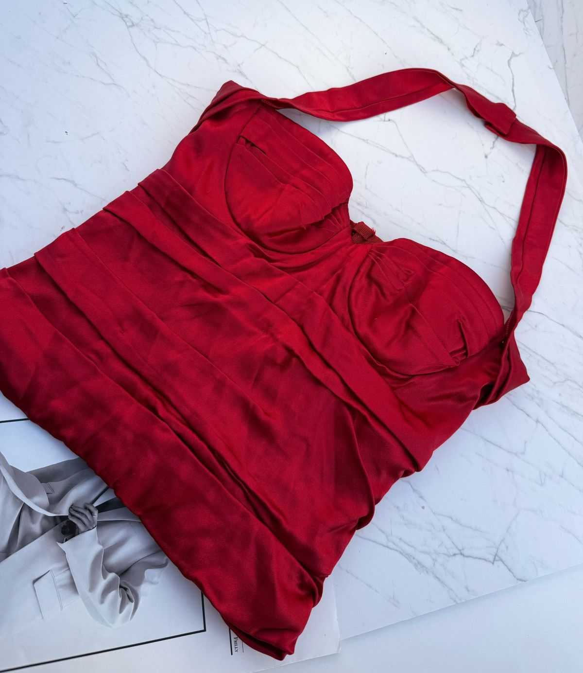 Dolce & Gabbana dolce & gabbana red top corset Size S / US 4 / IT 40 - 17 Thumbnail