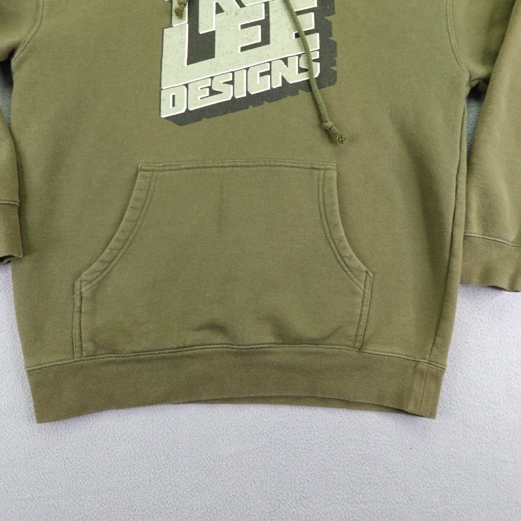 Vintage Troy Lee Designs Hoodie Mens M Green Pullover Racing Motocross Sweatshirt Size US M / EU 48-50 / 2 - 5 Thumbnail