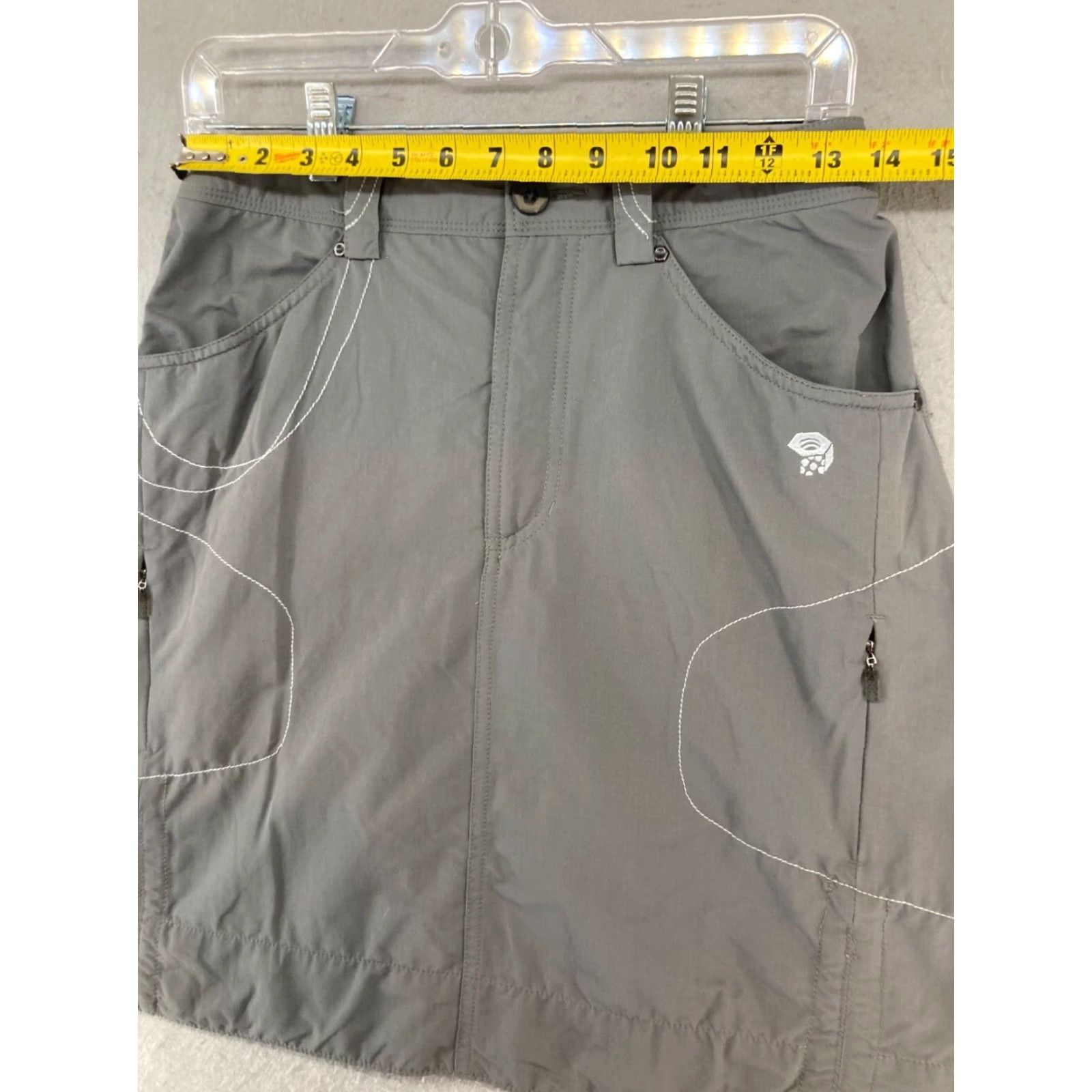 Mountain Hardwear Mountain Hardwear Women's Athletic Skirt 4 Gray Stretch Outdoor Hiking Size 27" / US 4 / IT 40 - 2 Thumbnail