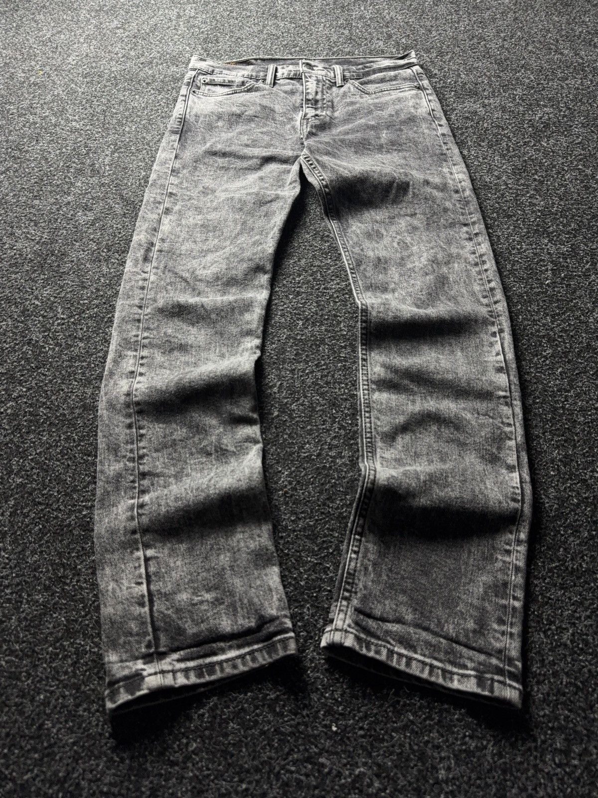 Levi's 00s Levi’s 510 Acid Wash Grey Denim Jeans W32 L32 Size US 32 / EU 48 - 1 Thumbnail