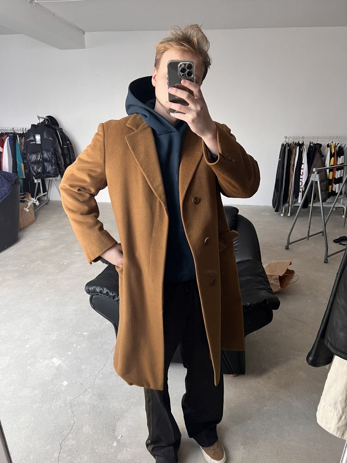 Aquascutum Vintage Aquascutum Rare Luxury Cashmere London Coat Size US L / EU 52-54 / 3 - 10 Thumbnail