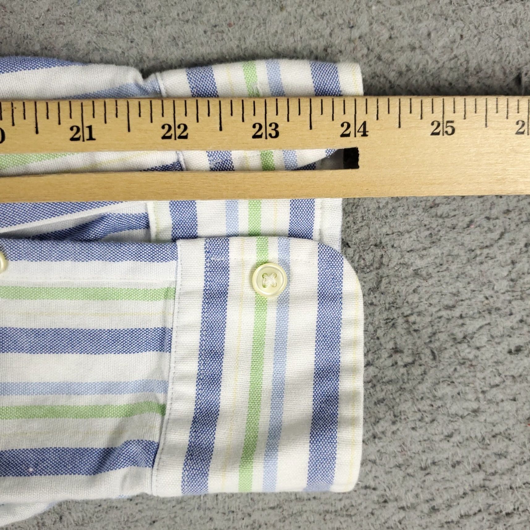 Ralph Lauren Ralph Lauren Blue Striped Button-Up Shirt Mens XL Long Sleeve Casual Preppy Size US XL / EU 56 / 4 - 7 Thumbnail